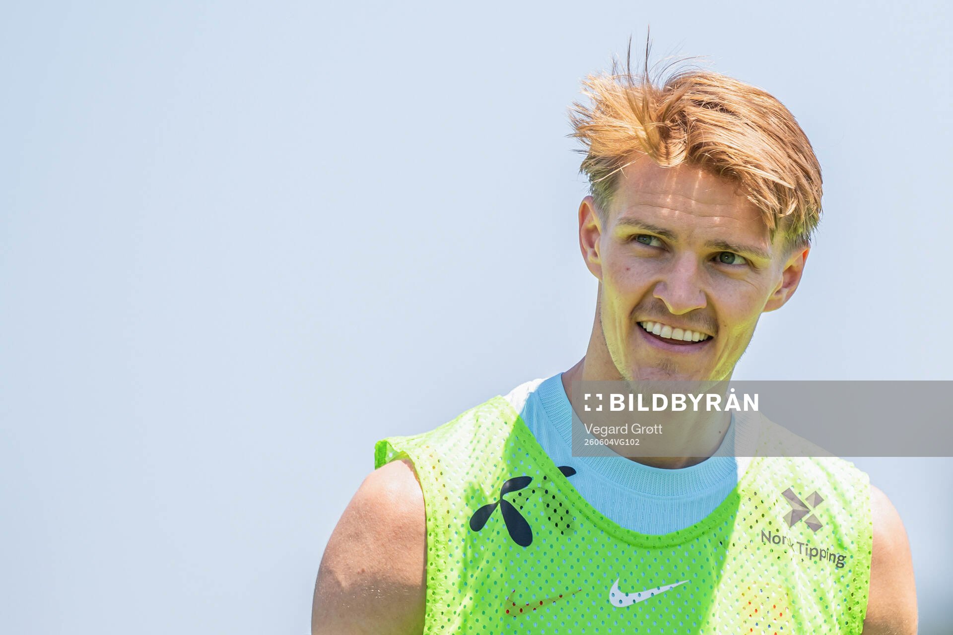 Martin Ødegaard of the Norwegian national football team at