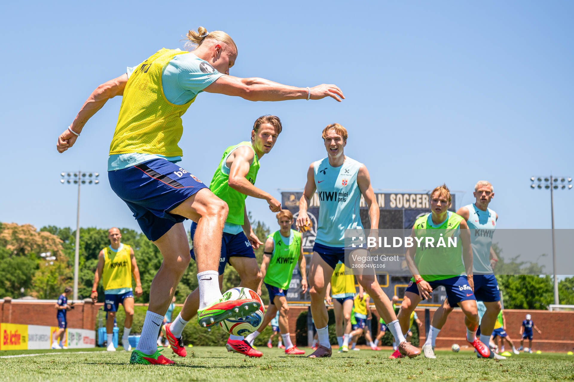 Erling Braut Haaland, Sander Berge and Kristian Thorstvedt