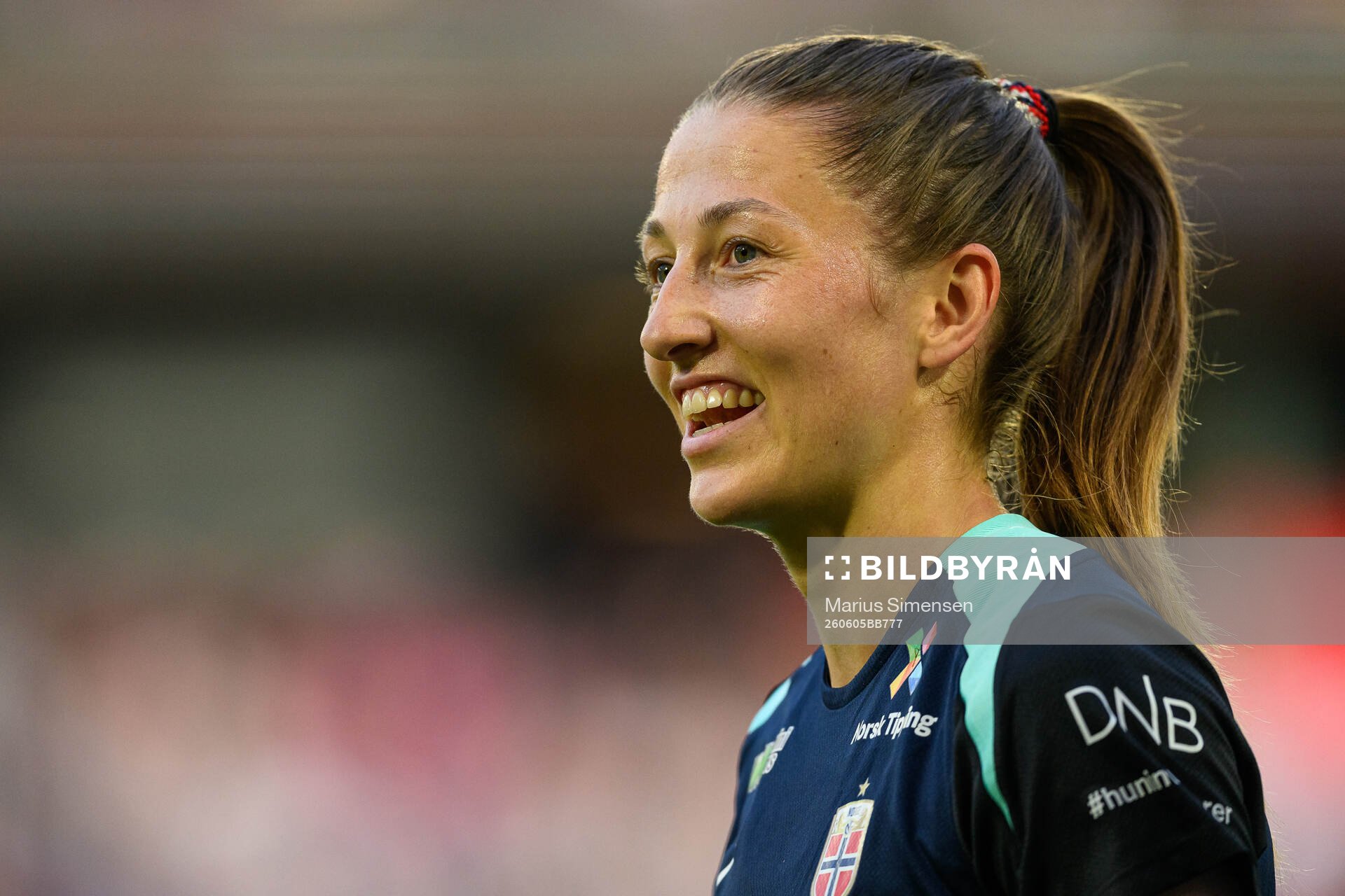 Goalkeeper Cecilie Fiskerstrand of Norway