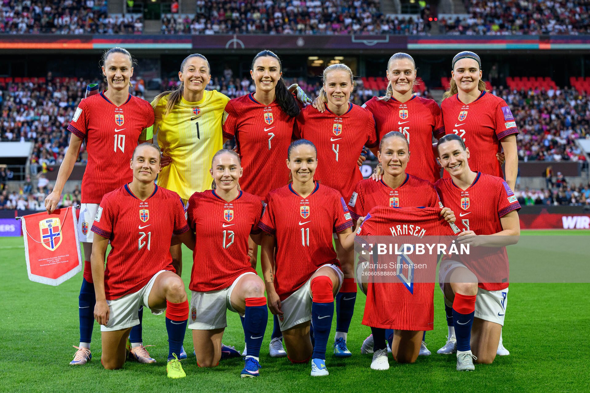 Starting eleven of Norway