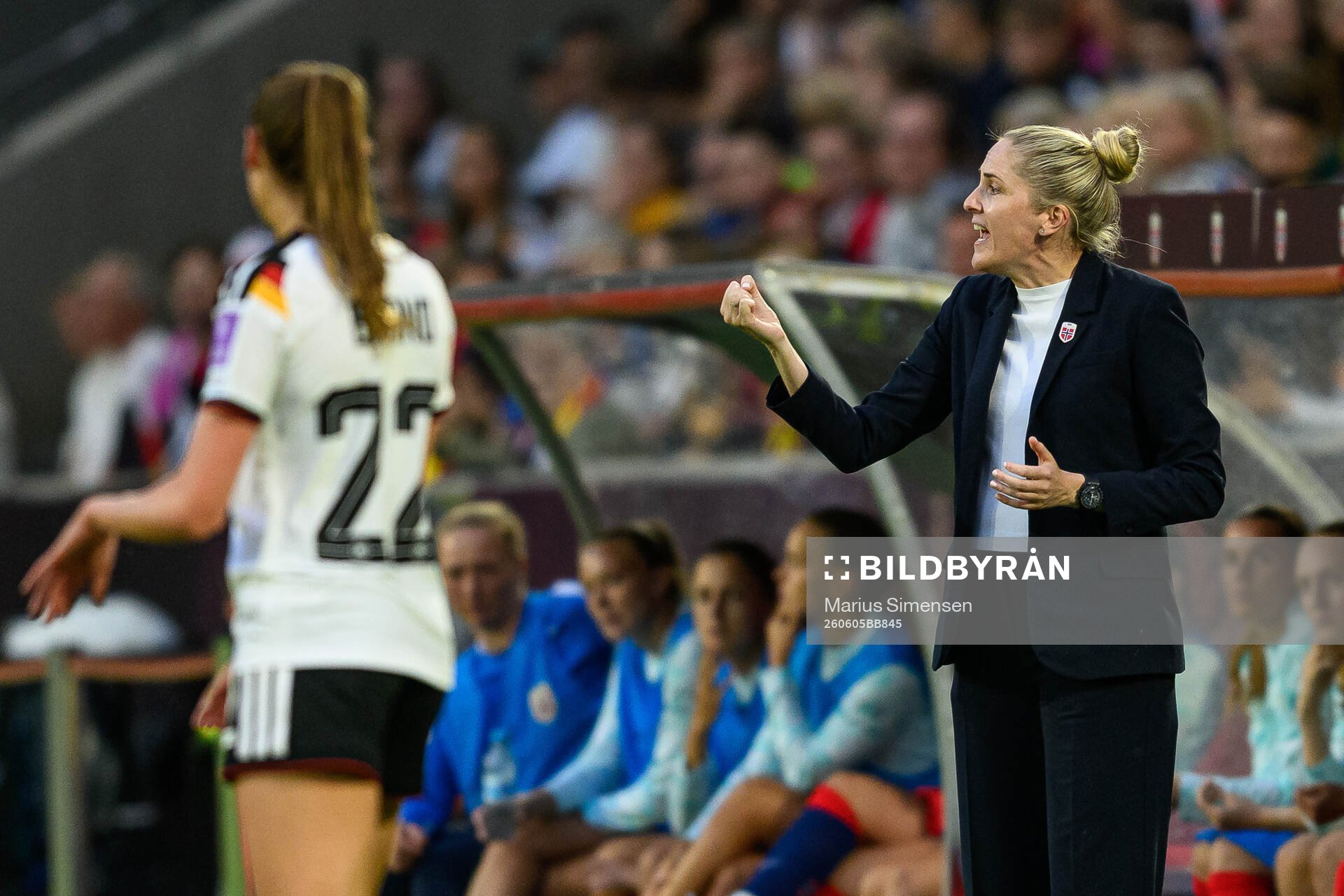 Head coach Gemma Grainger of Norway