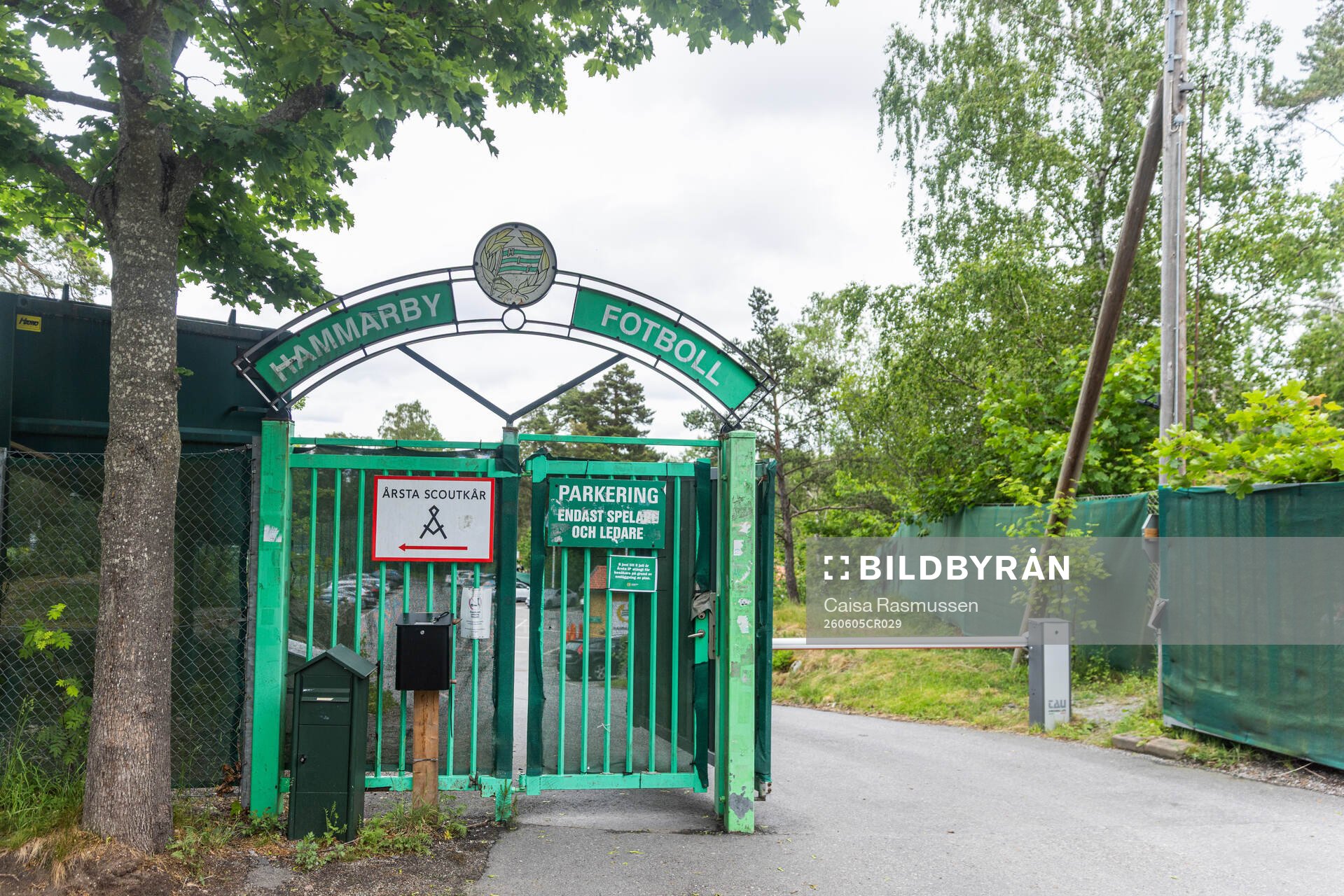 Exteriör av Årsta IP