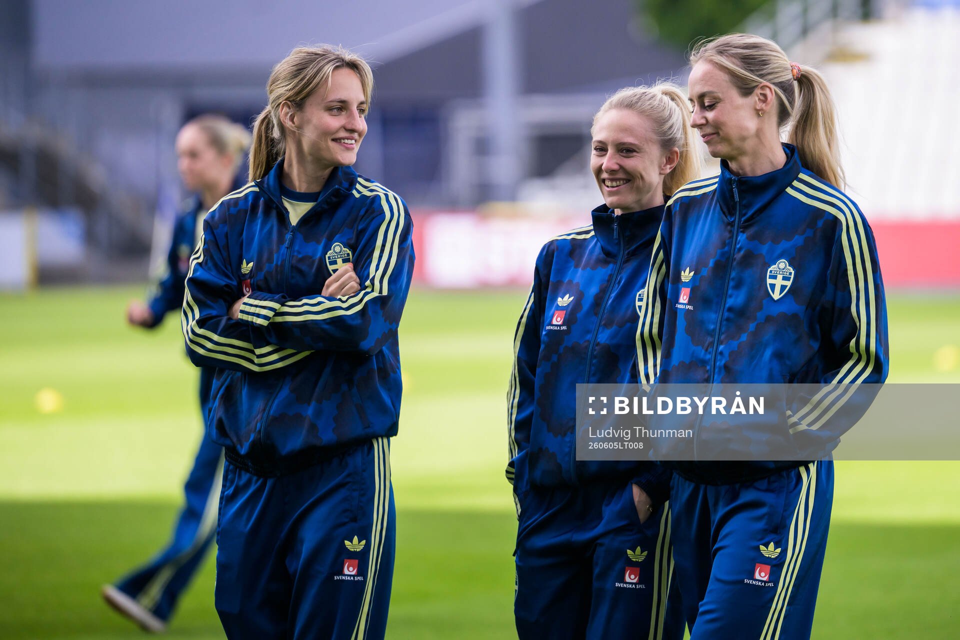 Nathalie Björn, Rebecka Blomqvist and Amanda Ilestedt of