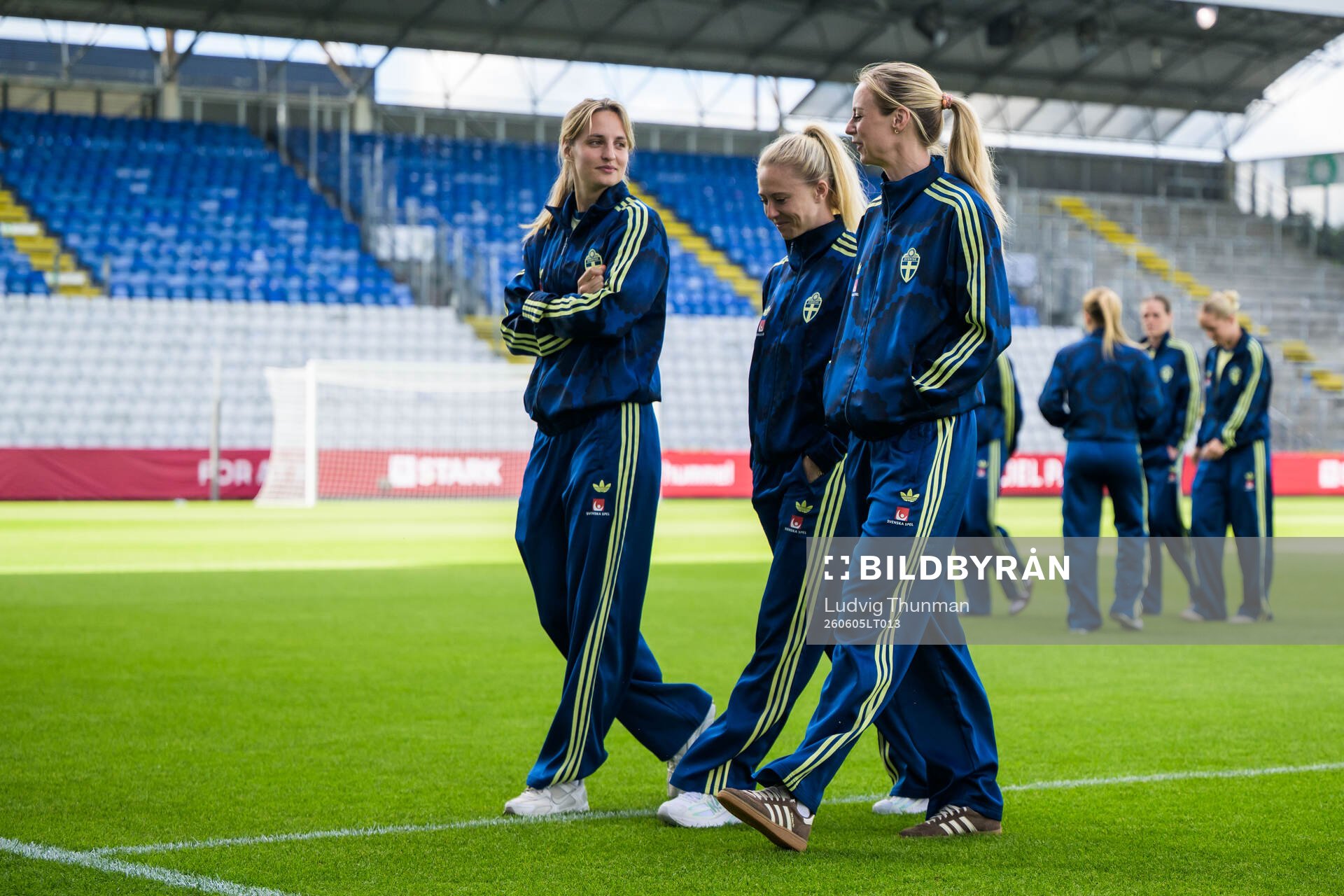 Nathalie Björn, Rebecka Blomqvist and Amanda Ilestedt of