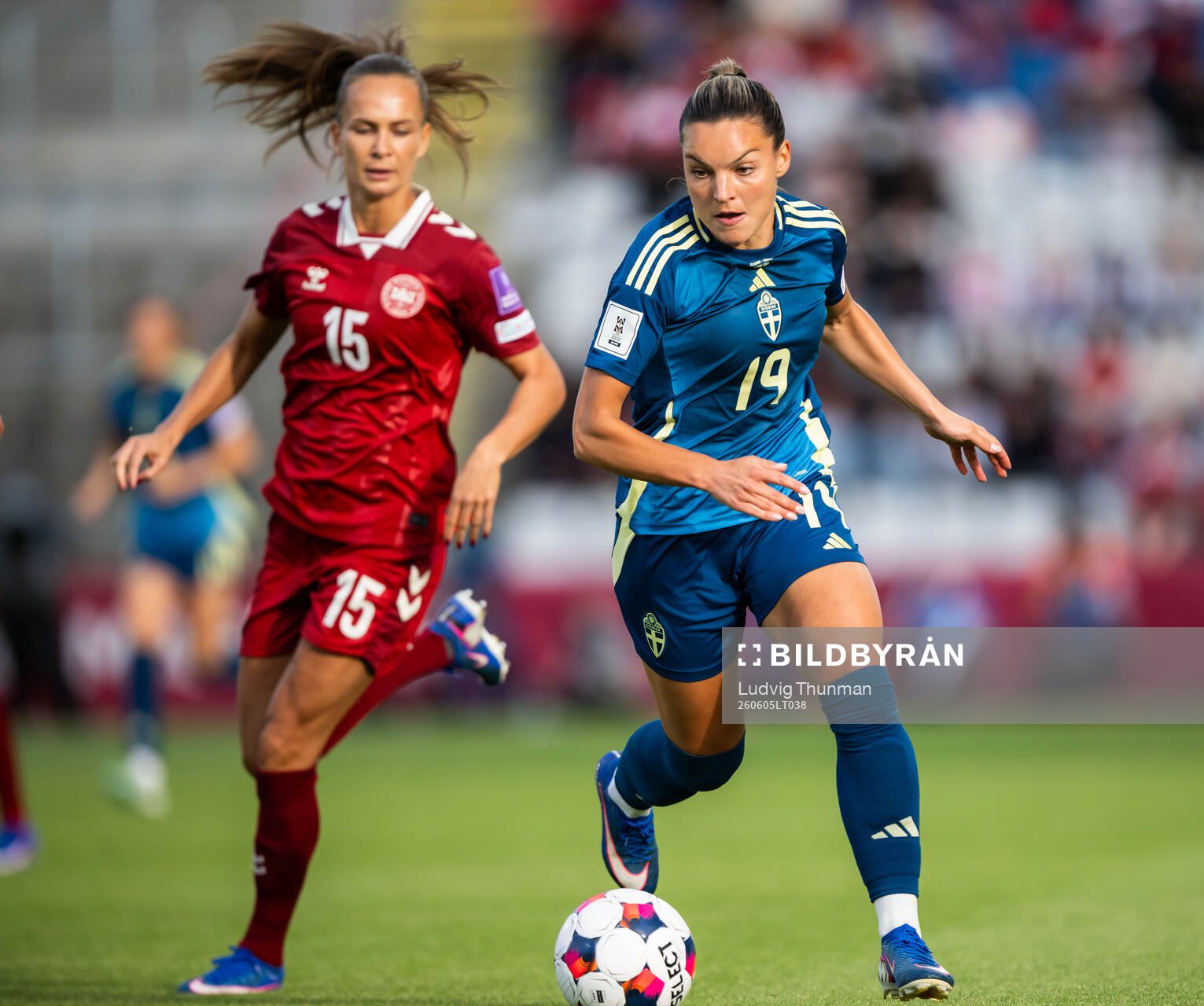 Frederikke Thøgersen of Denmark and Johanna Rytting