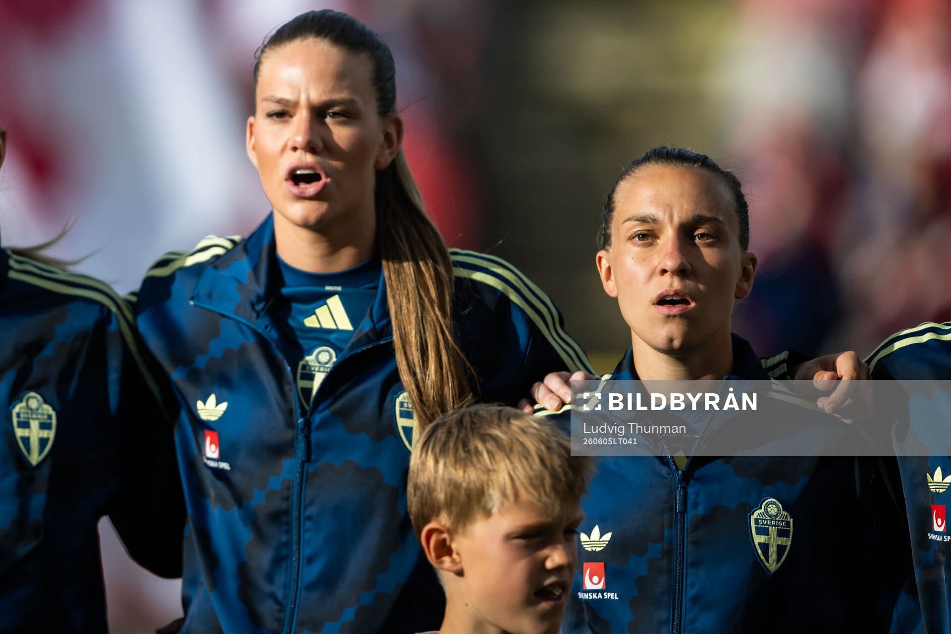 Bella Andersson and Julia Zigiotti Olme of Sweden