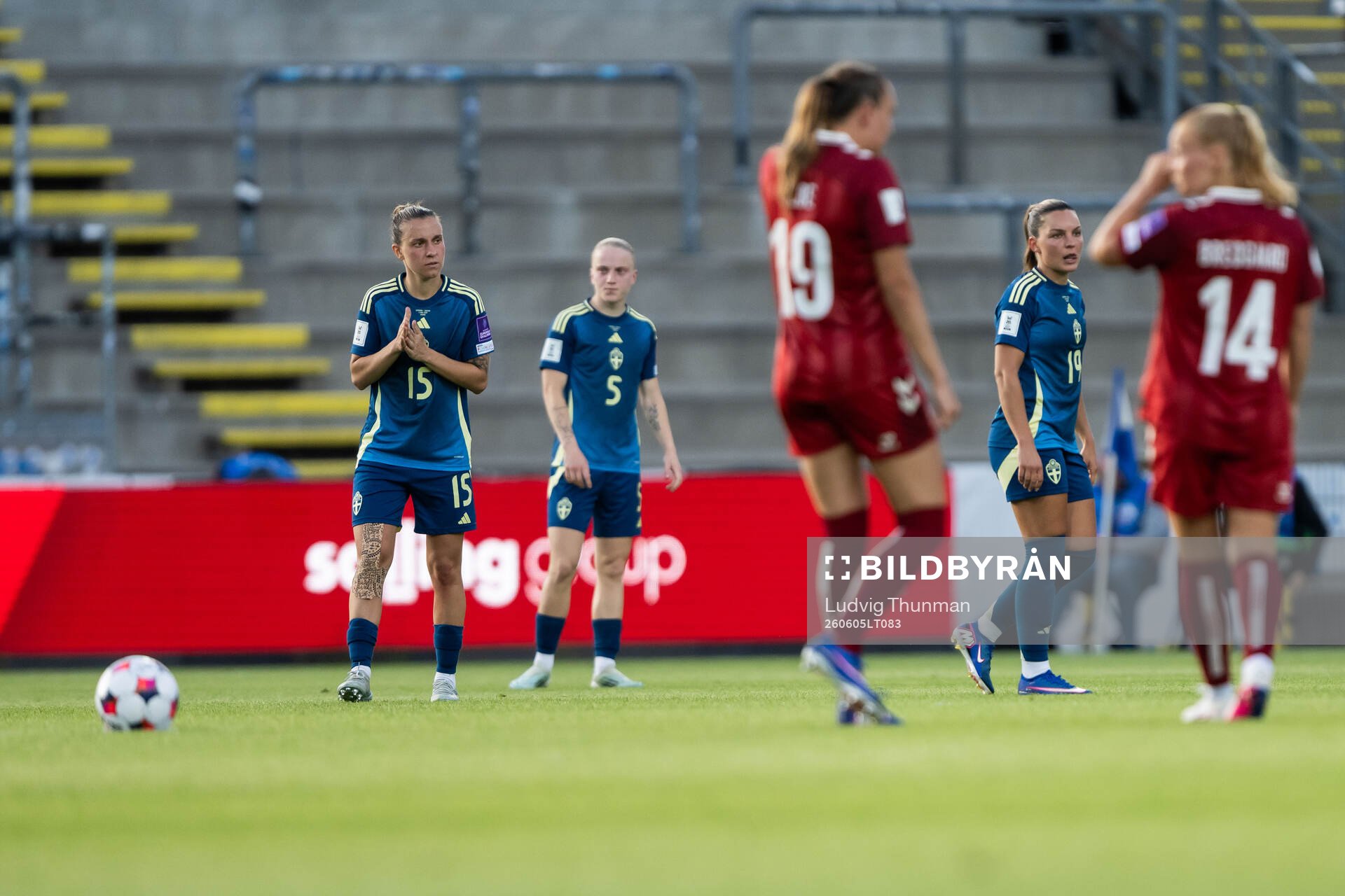 Julia Zigiotti Olme, Anna Sandberg and Bella Andersson of
