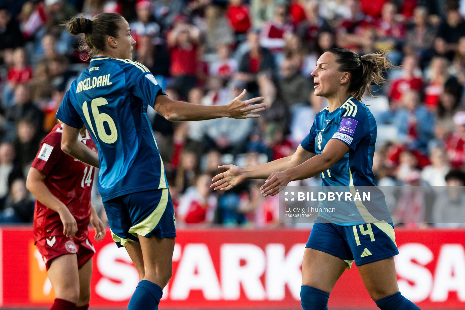 Johanna Rytting Kaneryd of Sweden celebrates with Filippa