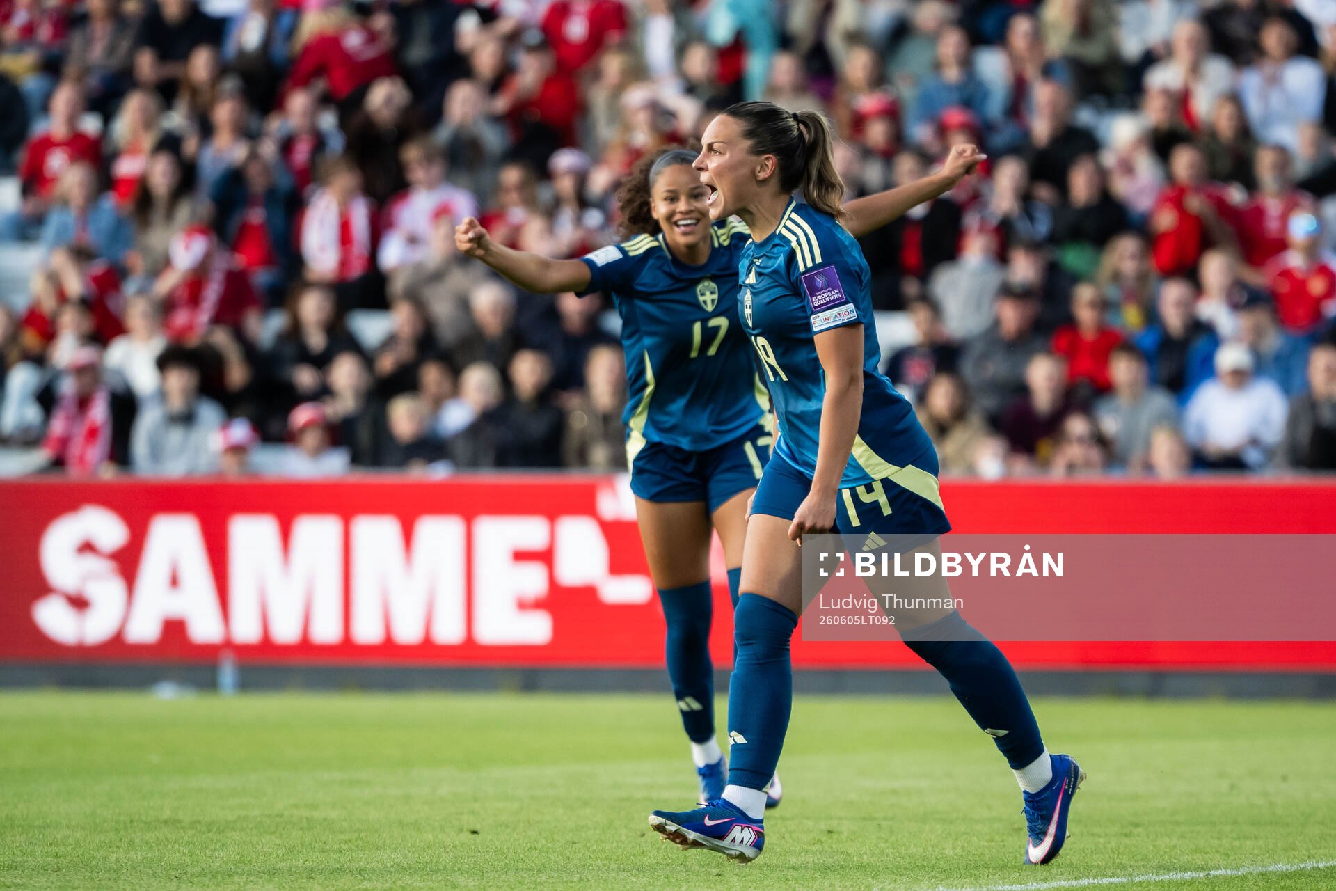 Johanna Rytting Kaneryd and Felicia Schröder of Sweden