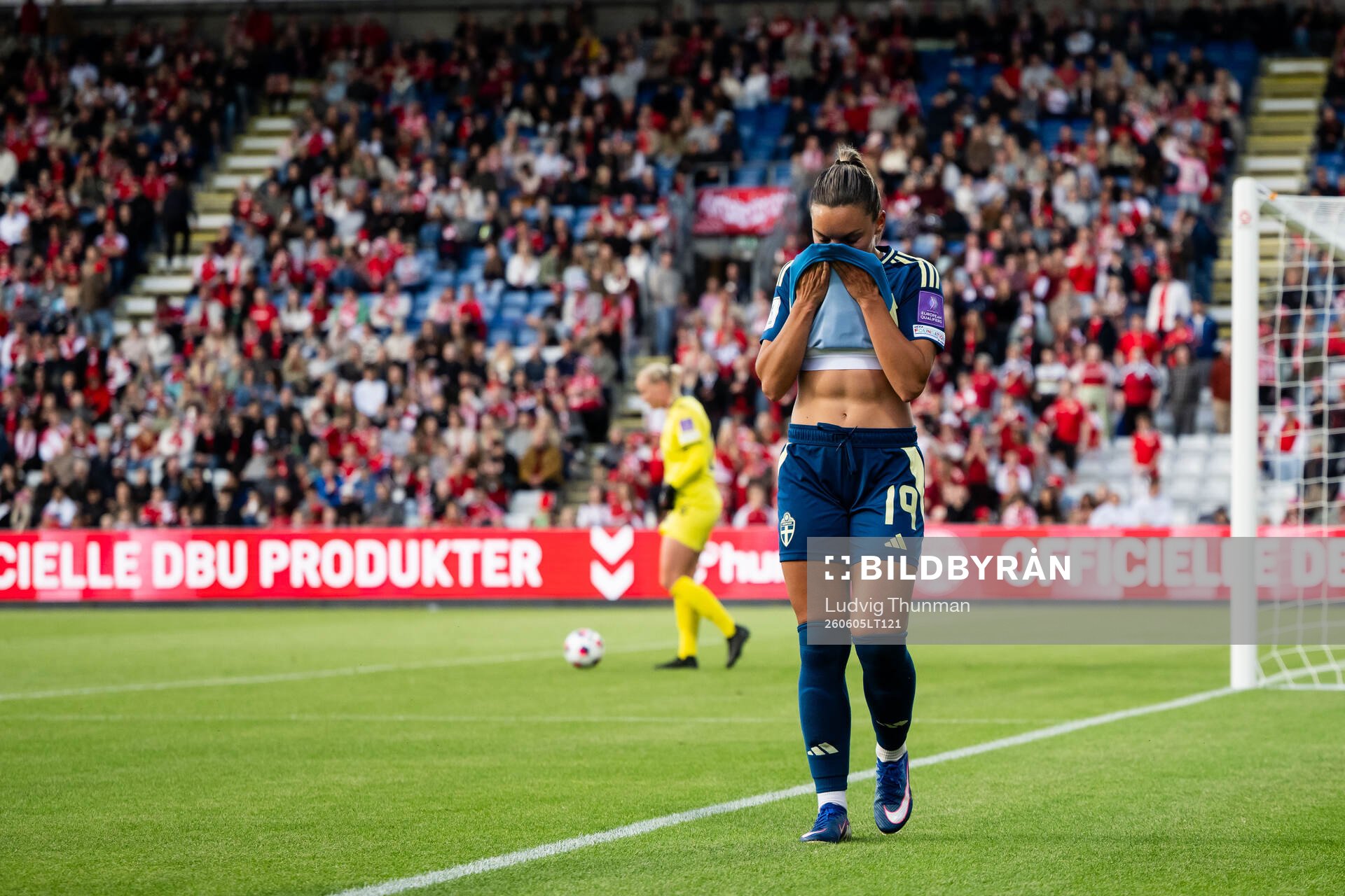 Johanna Rytting Kaneryd of Sweden looks dejected