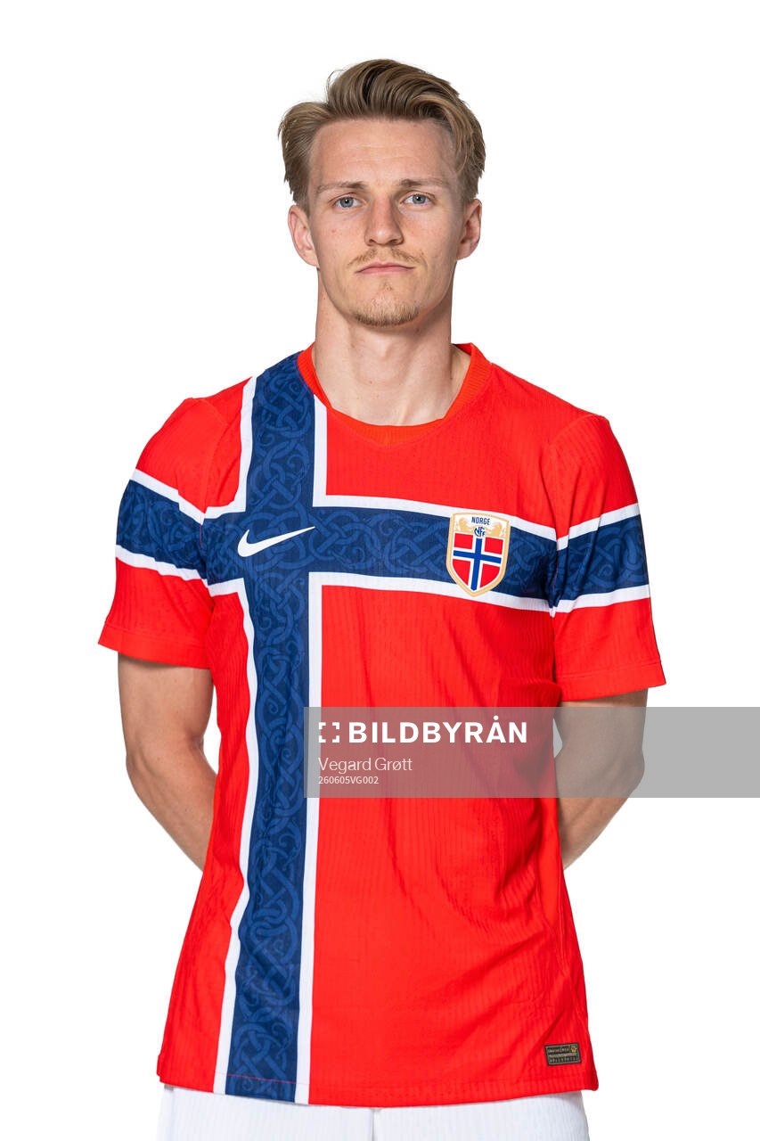 Martin Ødegaard of the Norwegian national football team
