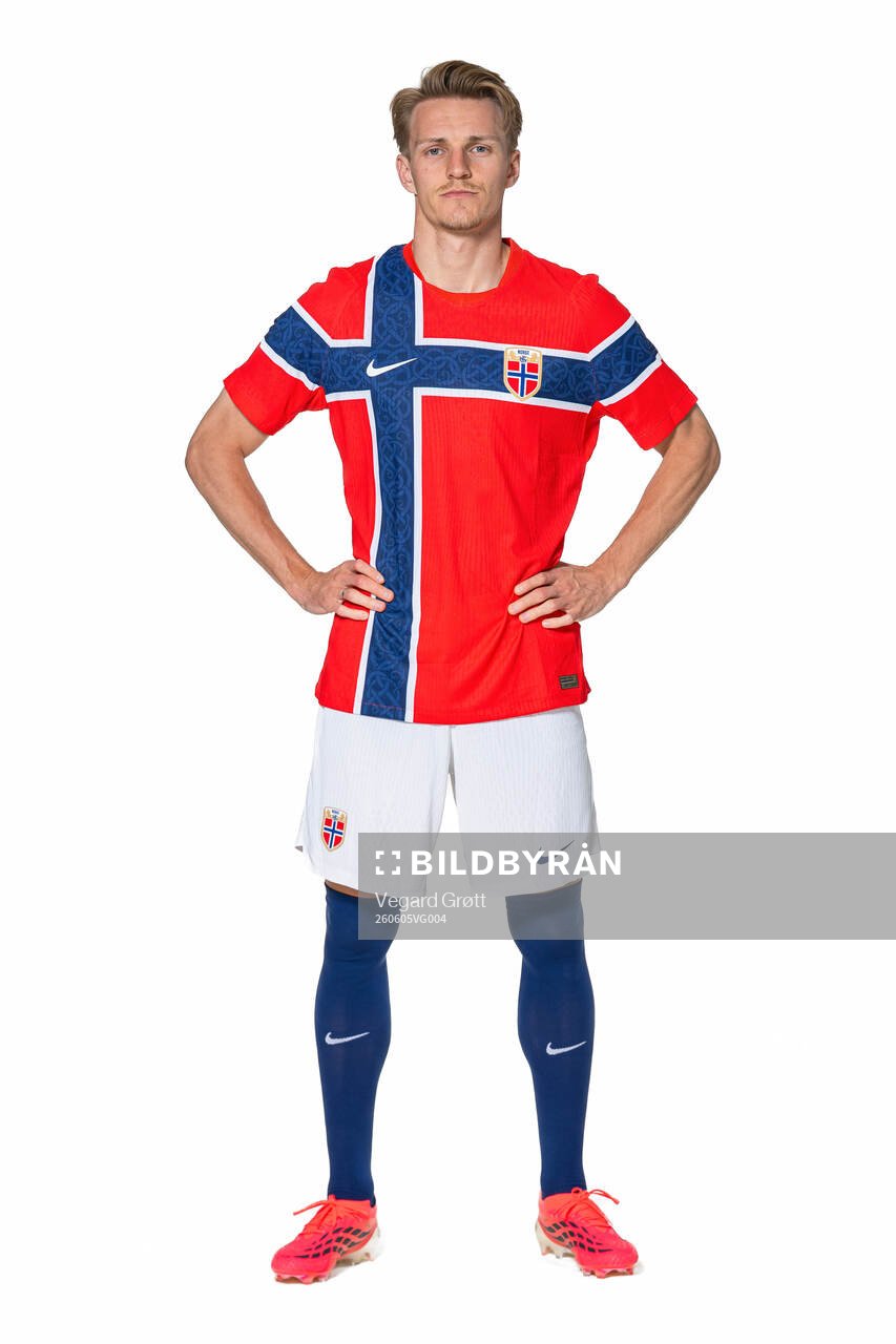 Martin Ødegaard of the Norwegian national football team