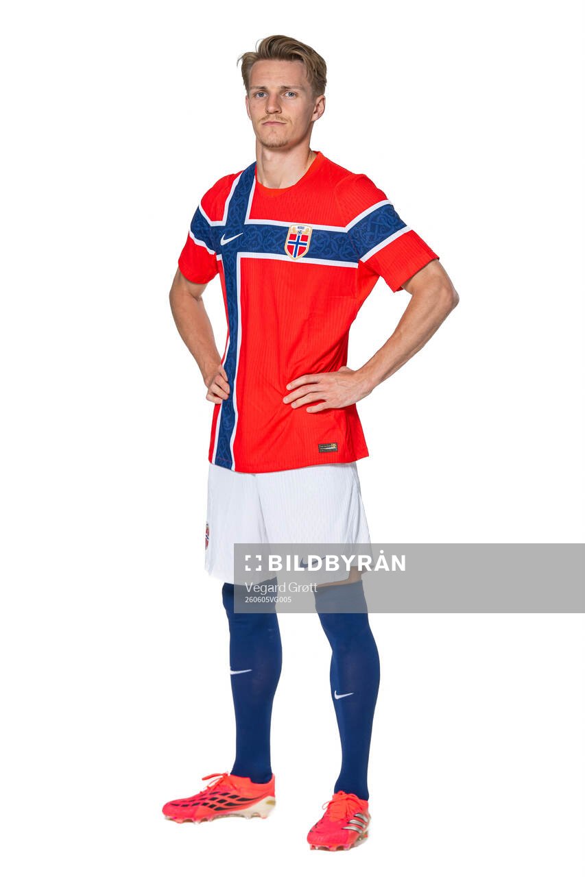 Martin Ødegaard of the Norwegian national football team