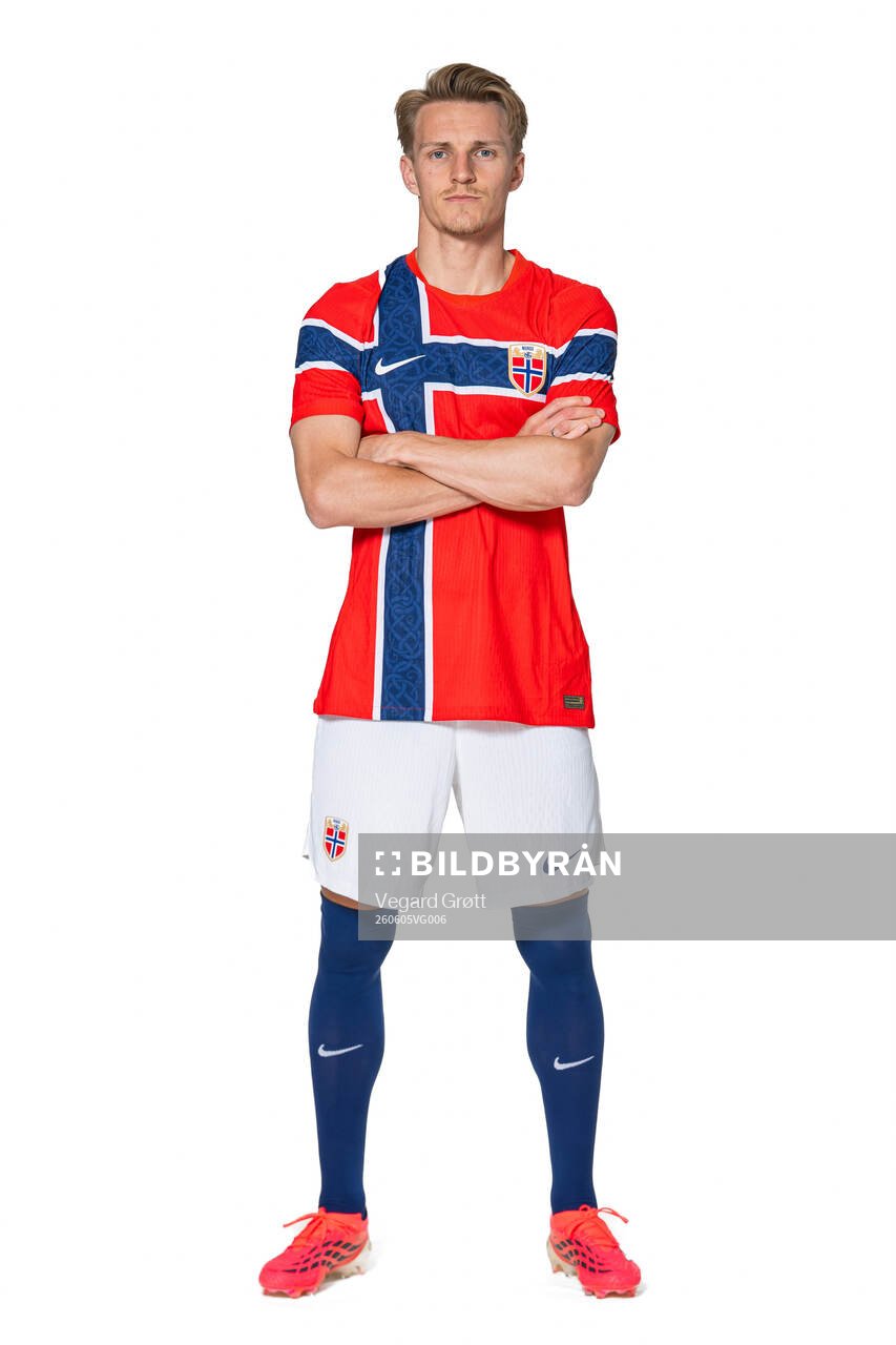 Martin Ødegaard of the Norwegian national football team