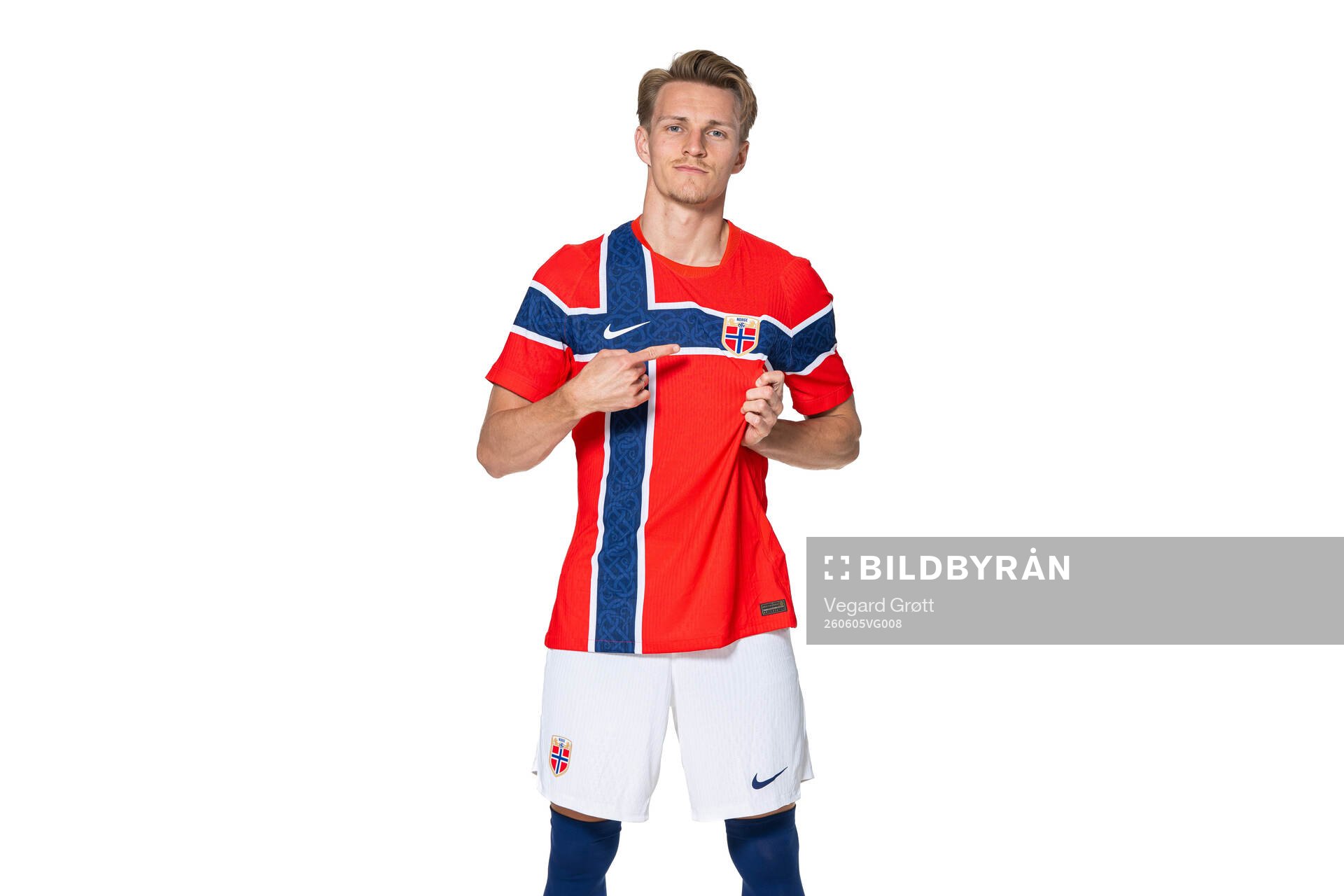 Martin Ødegaard of the Norwegian national football team