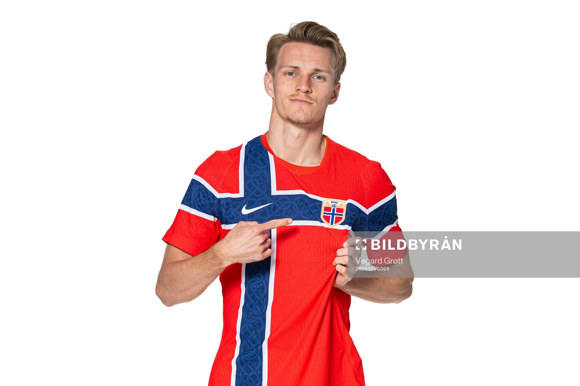 Martin Ødegaard of the Norwegian national football team