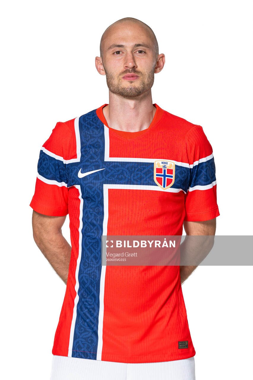 Fredrik Aursnes of the Norwegian national football team