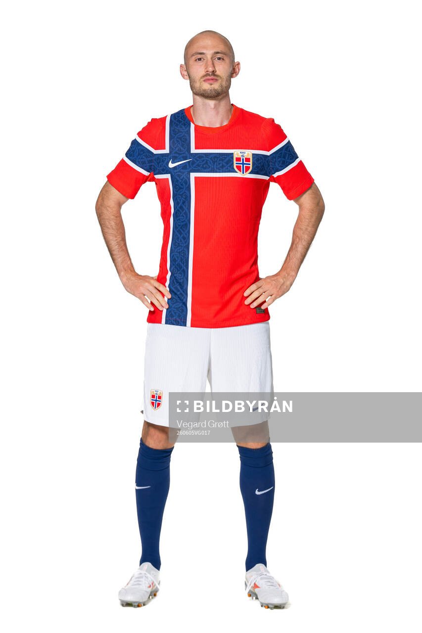 Fredrik Aursnes of the Norwegian national football team