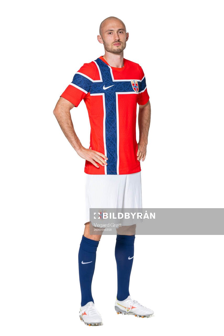 Fredrik Aursnes of the Norwegian national football team