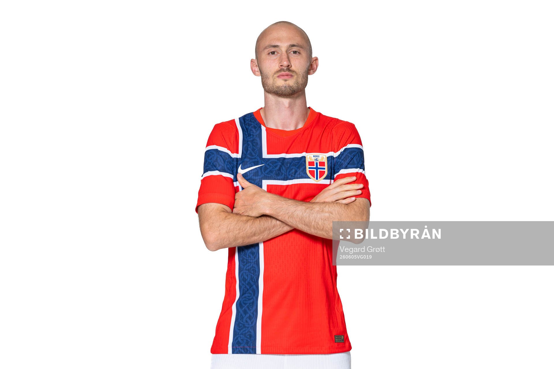 Fredrik Aursnes of the Norwegian national football team