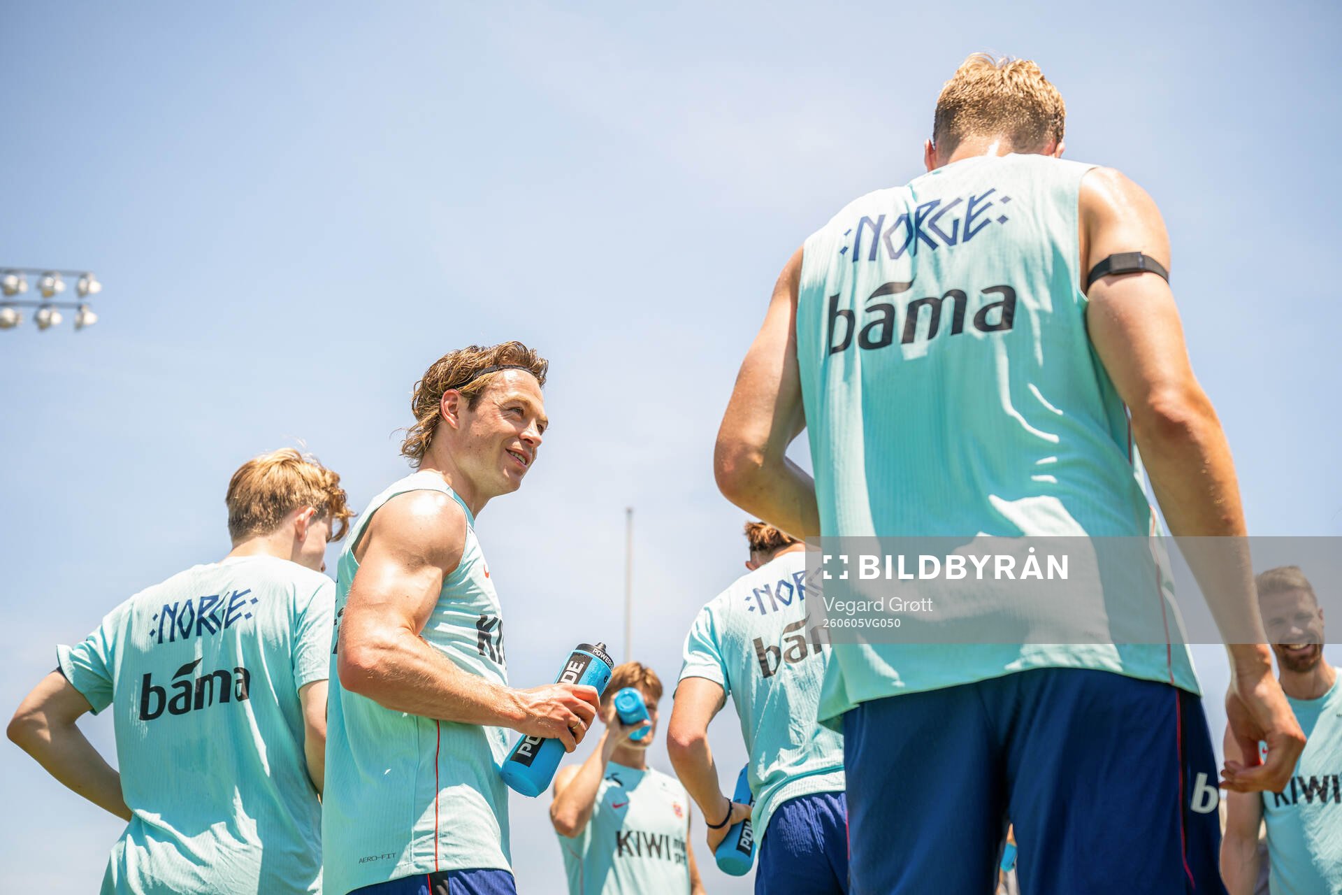 Patrick Berg of the Norwegian national football team at a