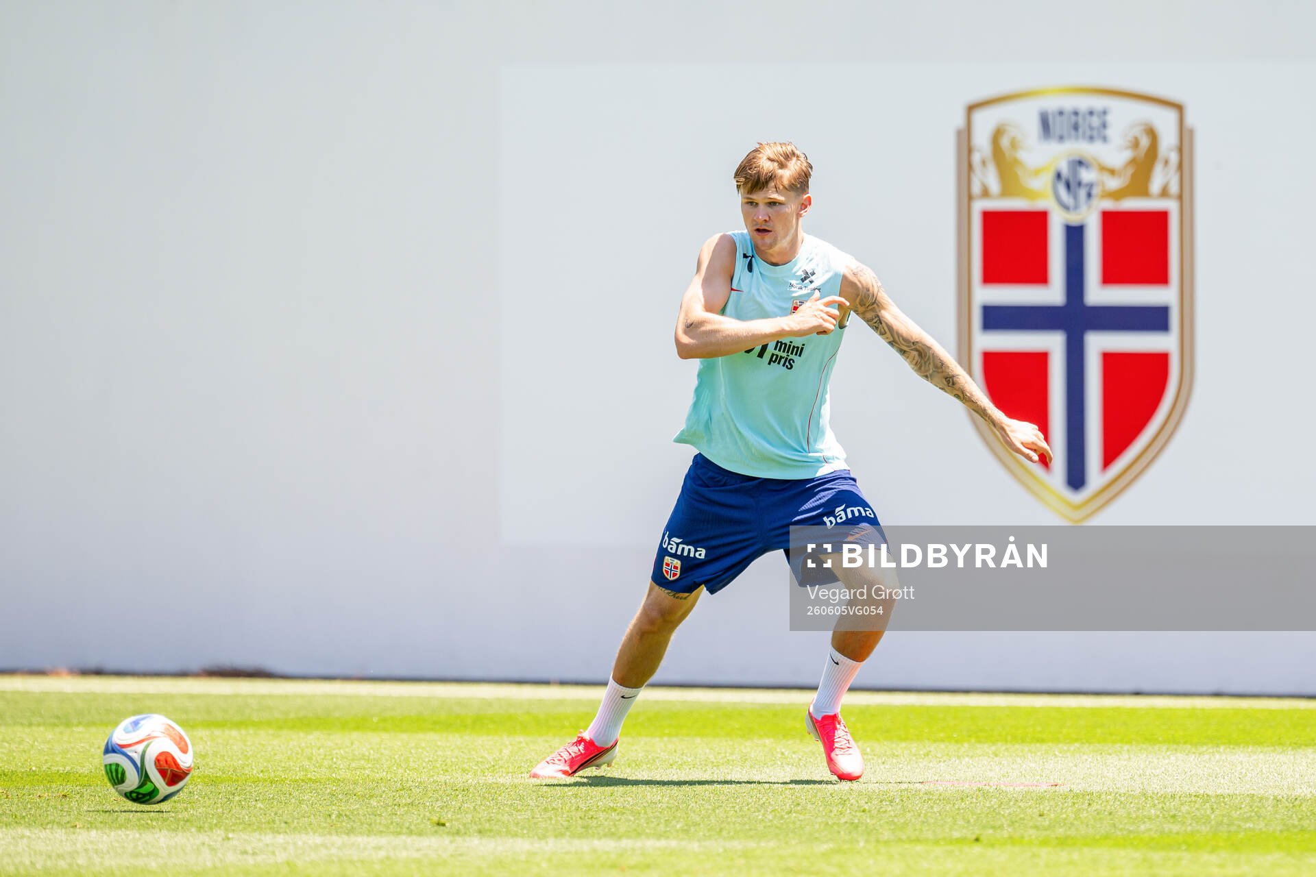David Møller Wolfe of the Norwegian national football team