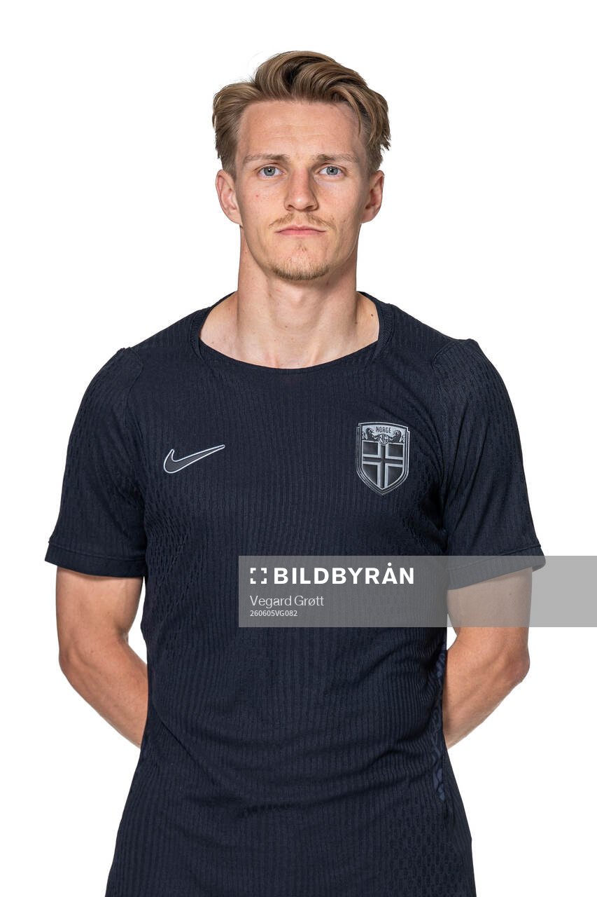 Martin Ødegaard of the Norwegian national football team