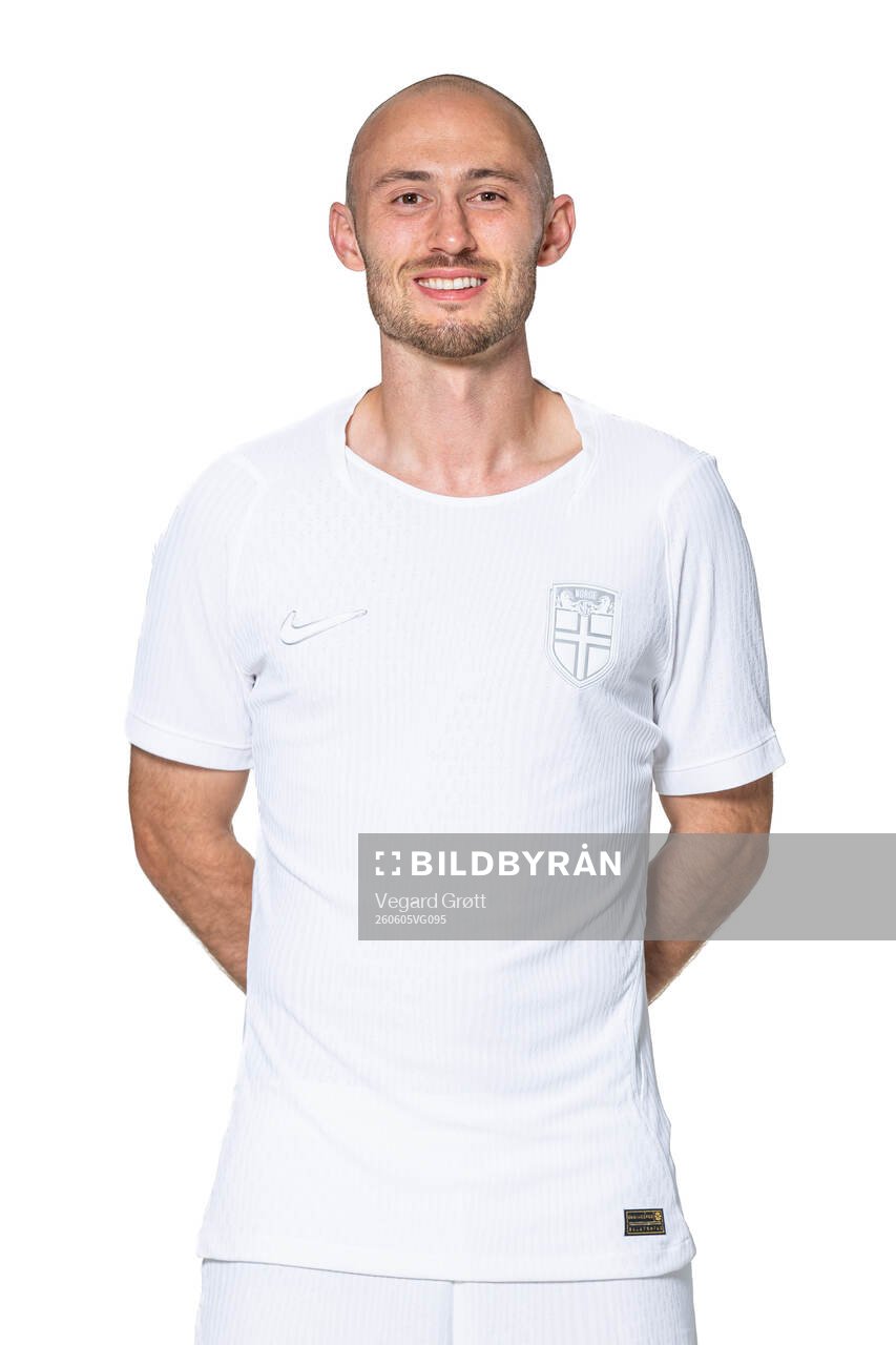 Fredrik Aursnes of the Norwegian national football team