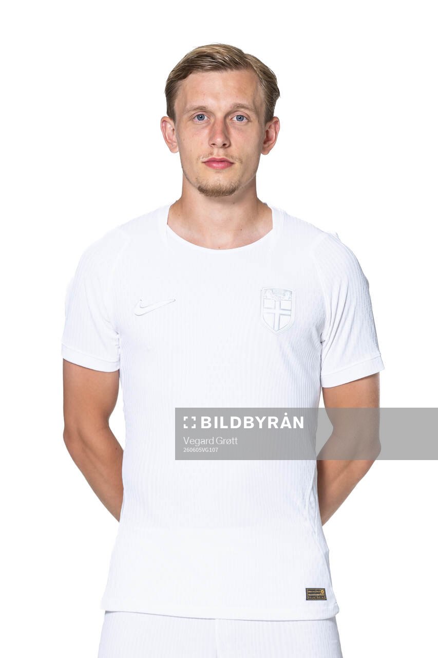 Marcus Holmgren Pedersen of the Norwegian national football