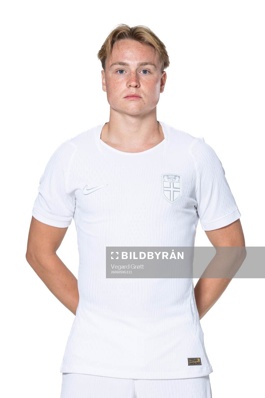 Andreas Schjelderup of the Norwegian national football team