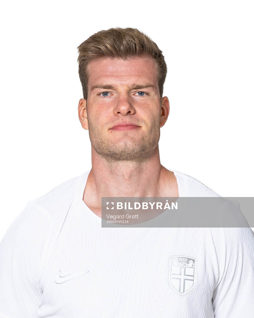 Alexander Sørloth of the Norwegian national football team