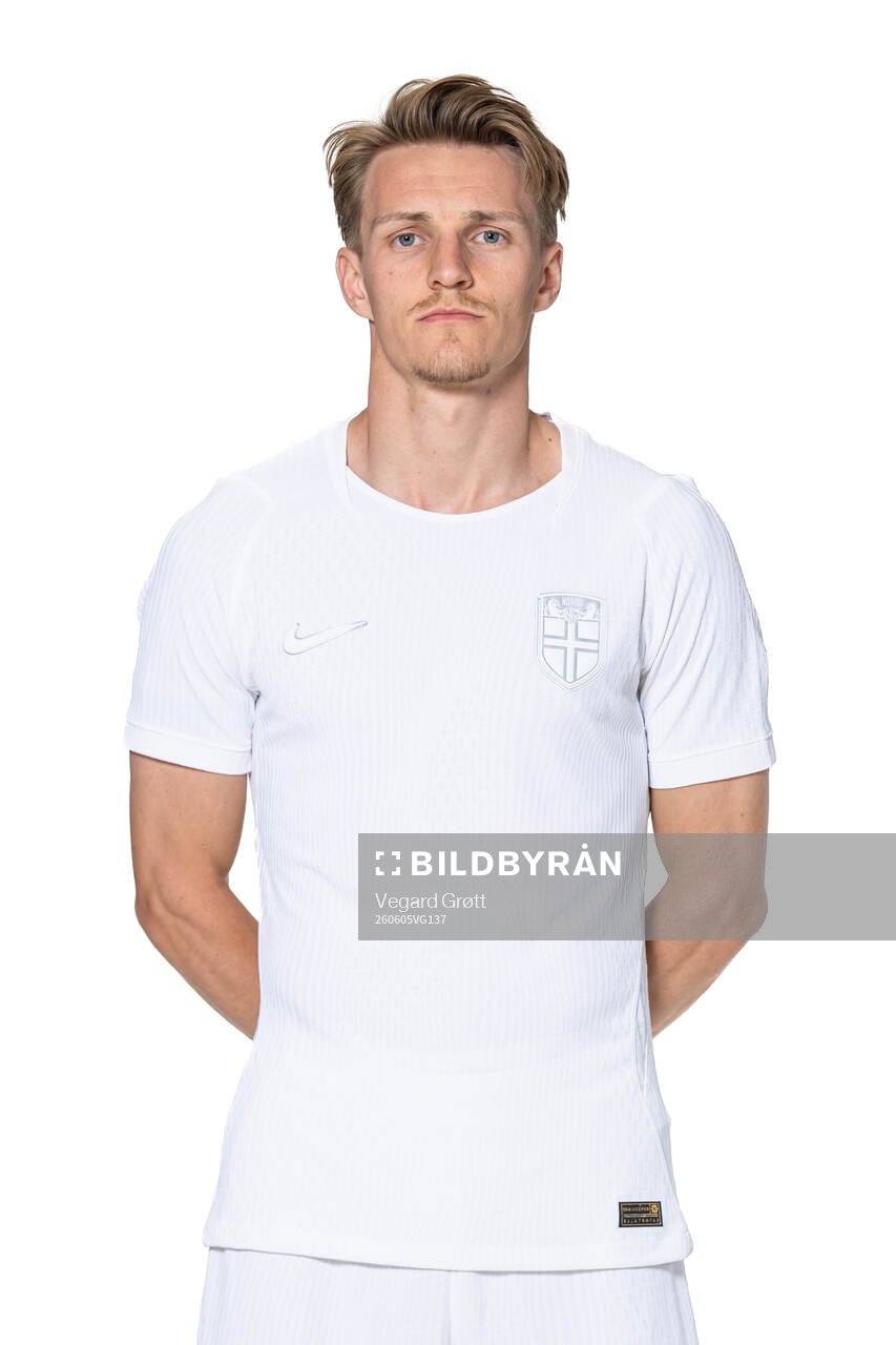 Martin Ødegaard of the Norwegian national football team