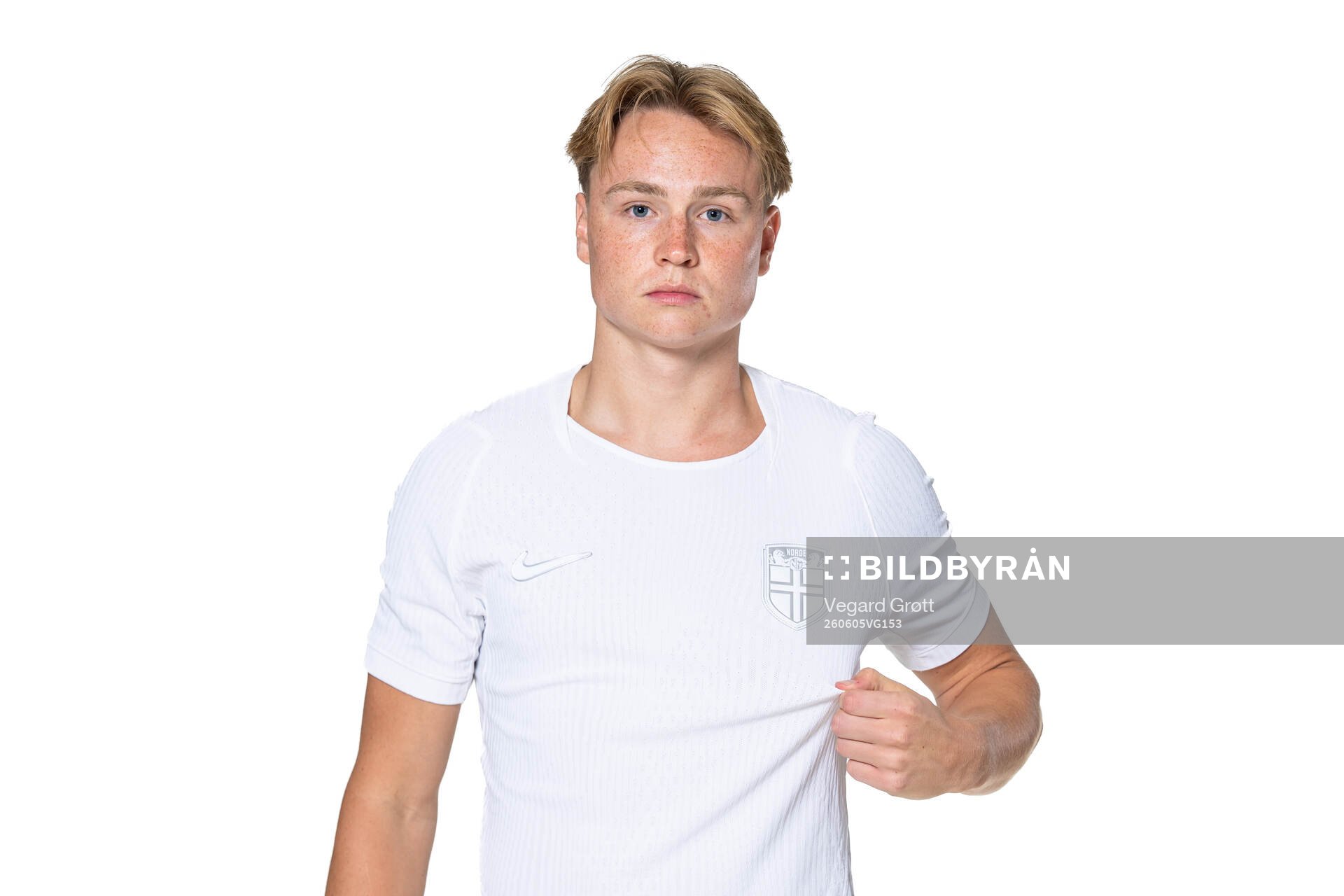 Andreas Schjelderup of the Norwegian national football team