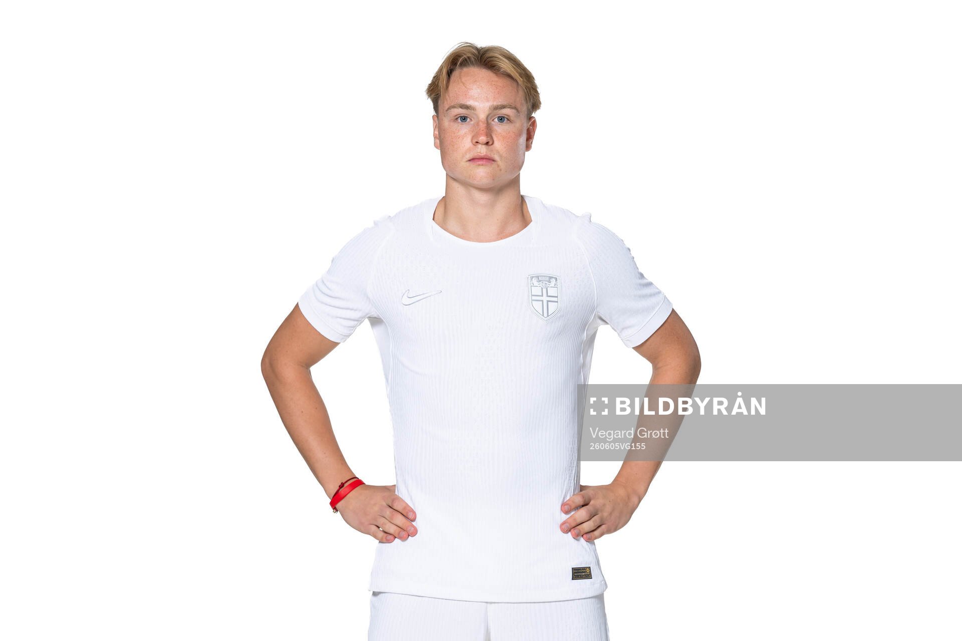 Andreas Schjelderup of the Norwegian national football team