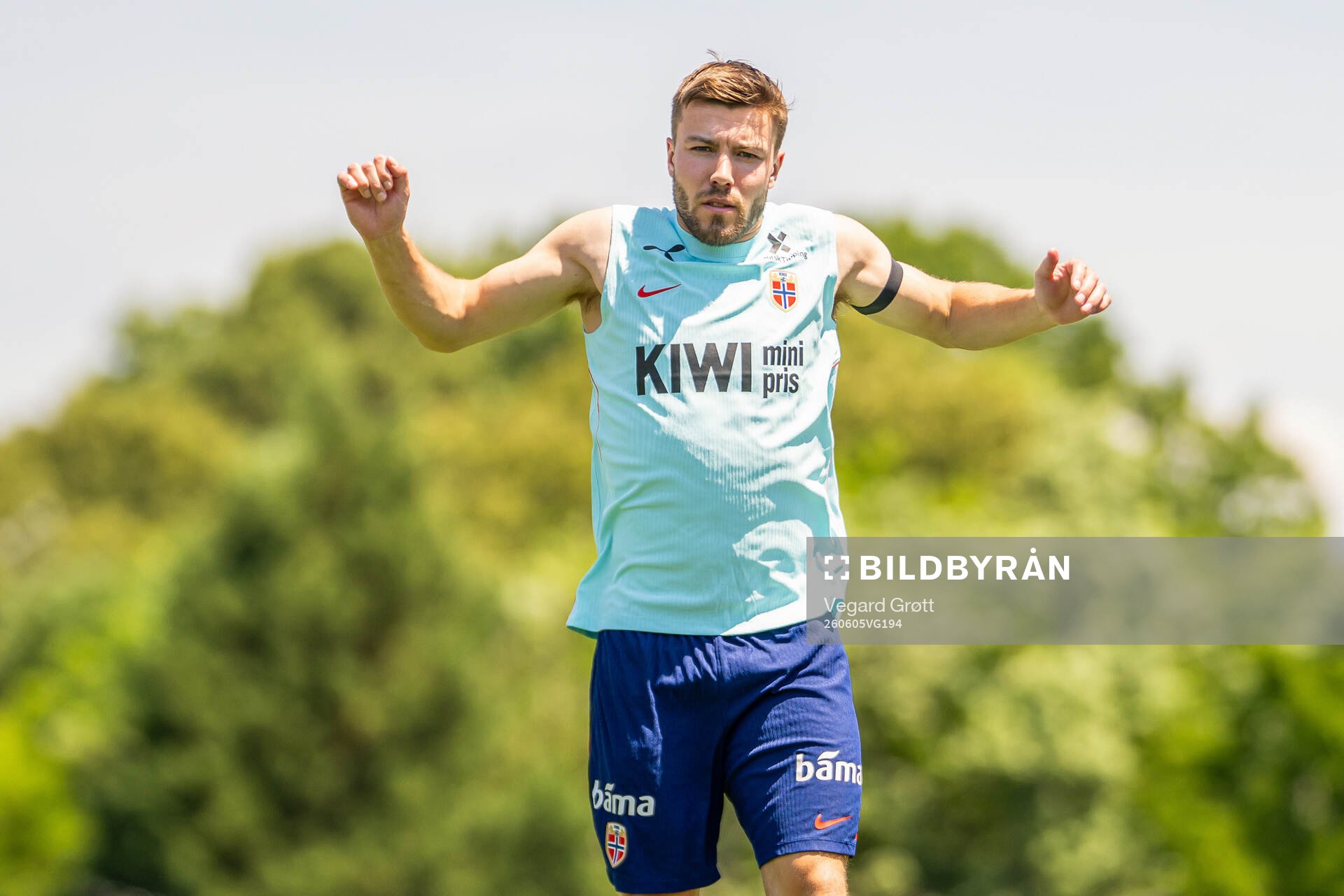 Fredrik André Bjørkan of the Norwegian national football