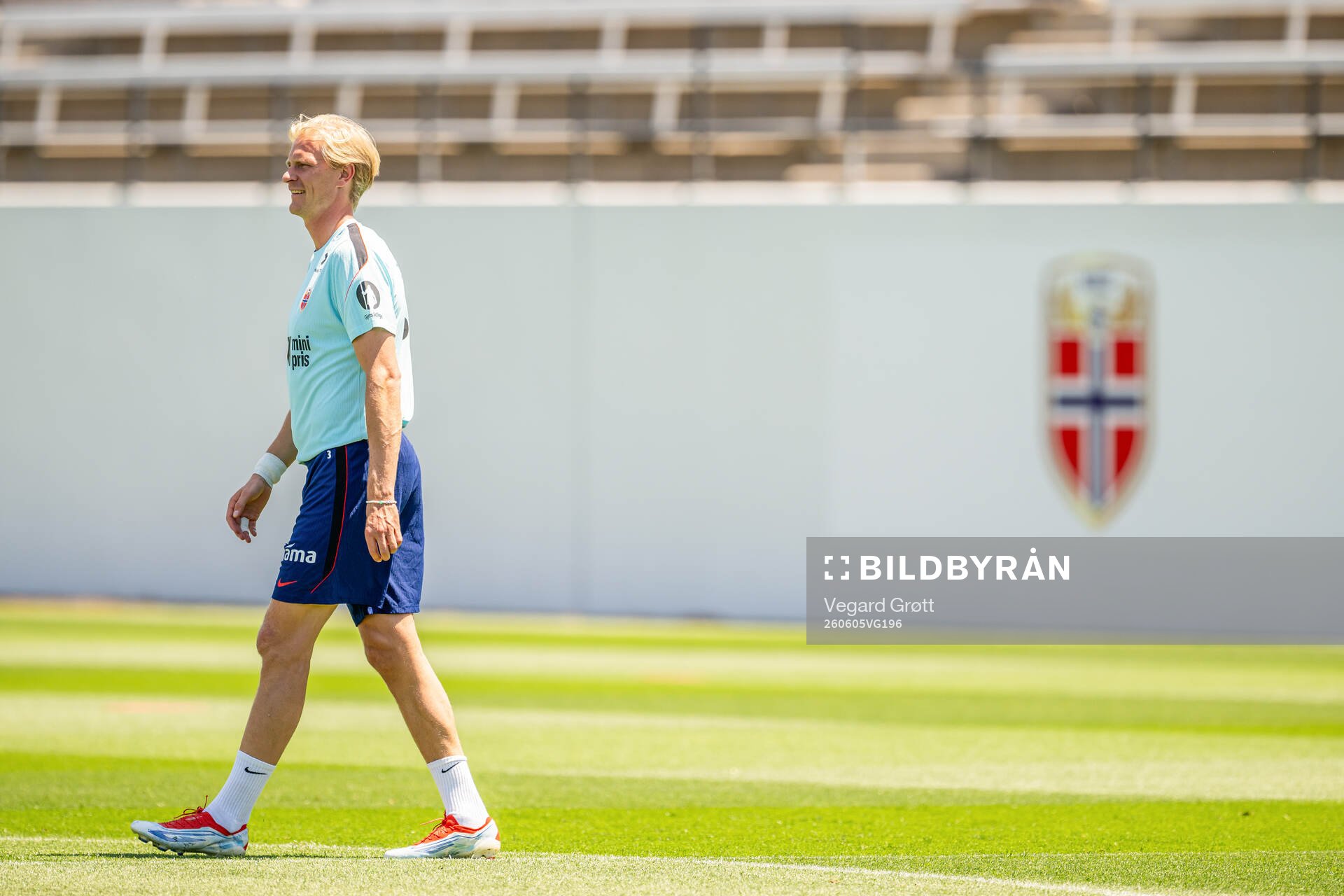 Morten Thorsby of the Norwegian national football team at a
