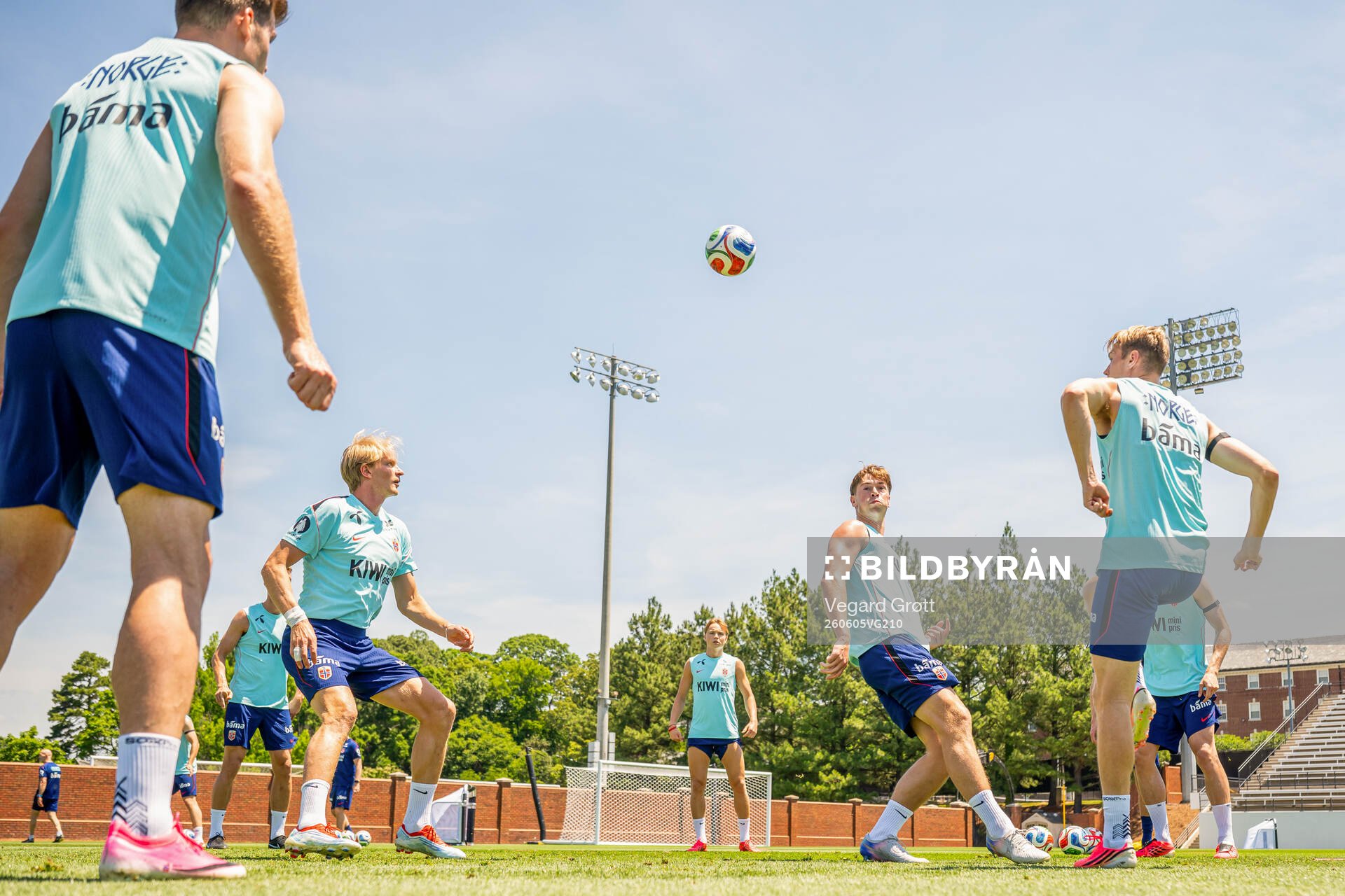 Henrik Falchener of the Norwegian national football team at