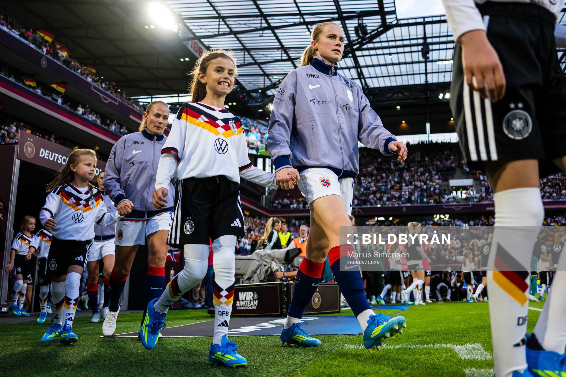 Julie Blakstad of Norway warms up