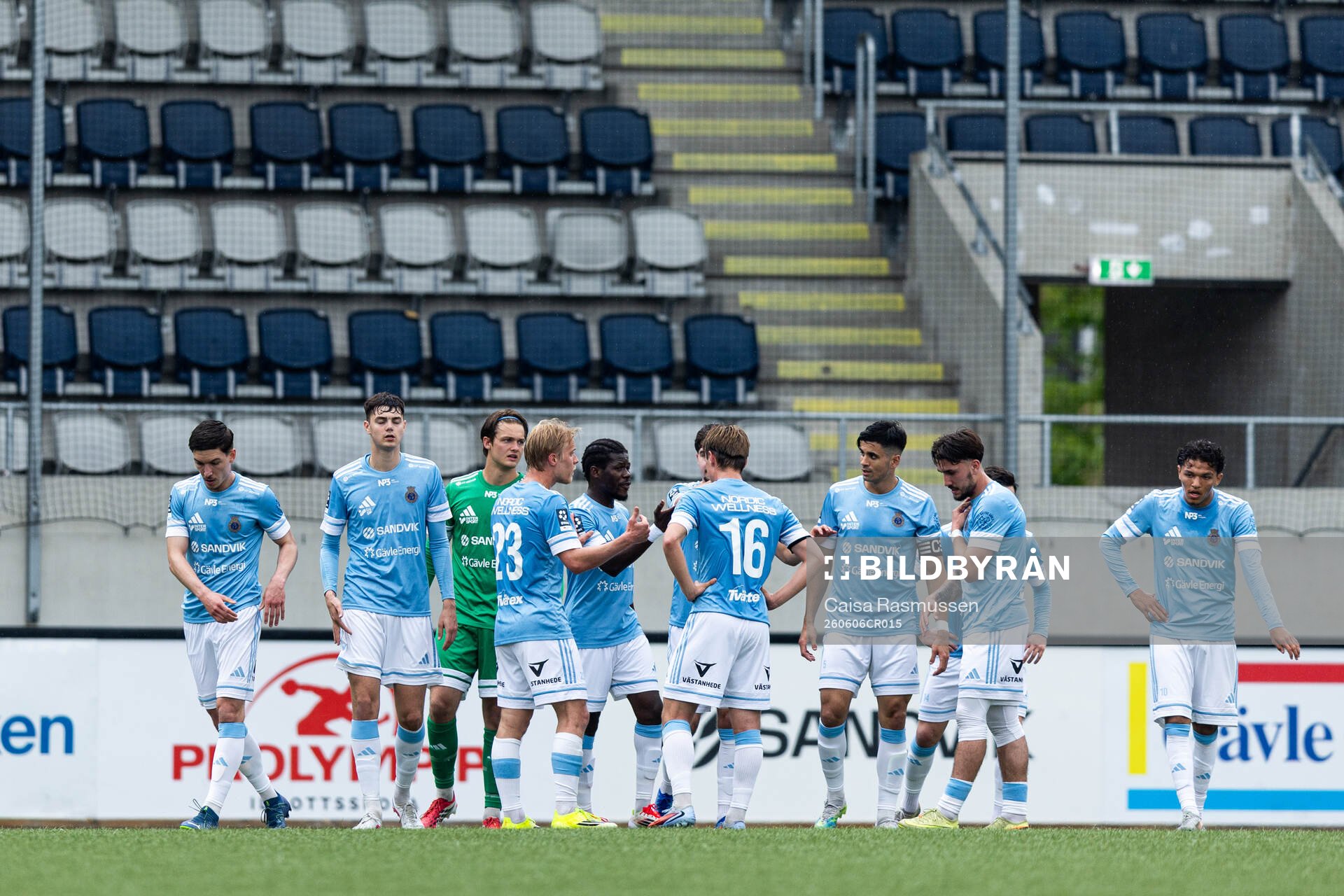 Gefles spelare deppar