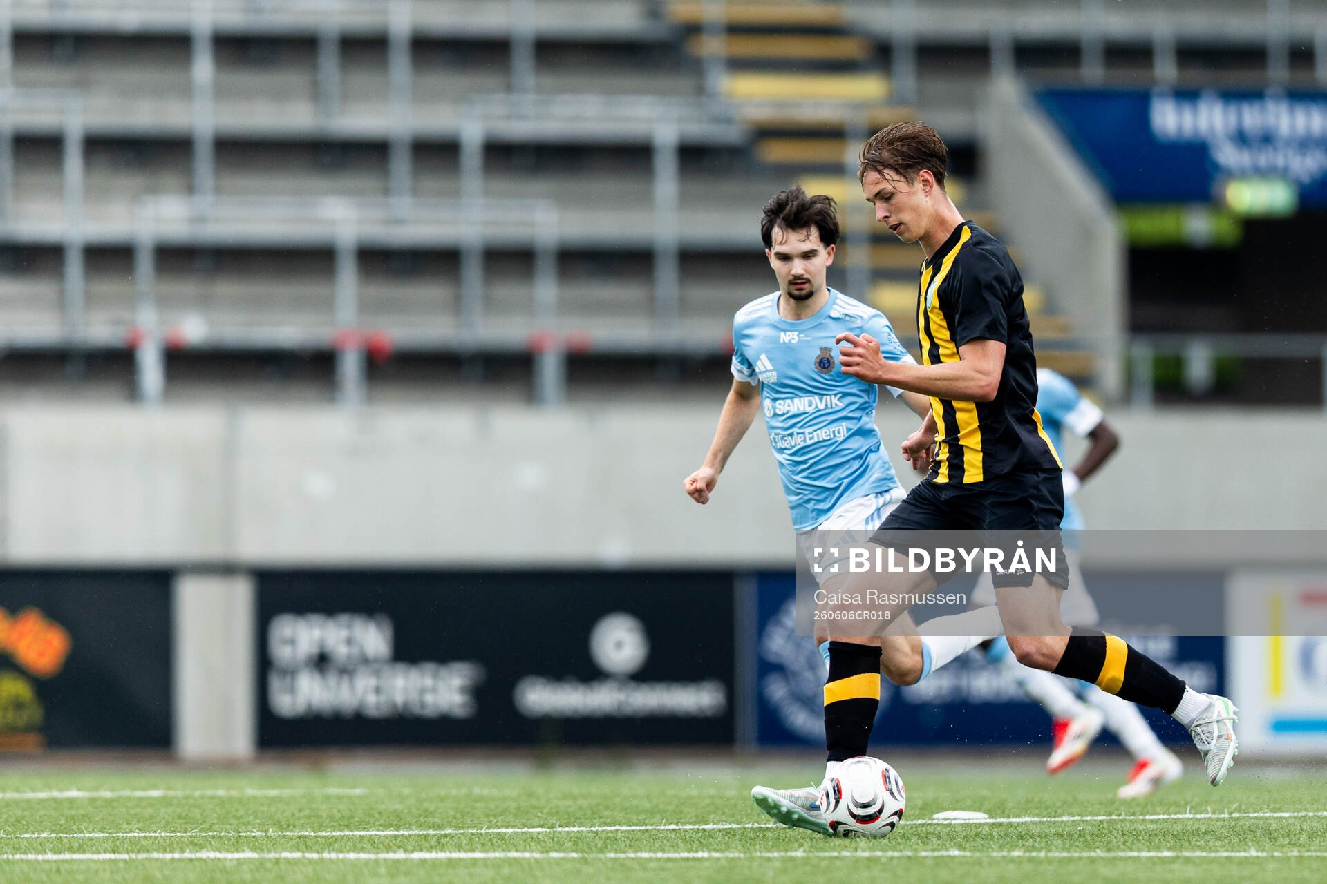 Gefles Lukas Vikgren och Hammarby TFFs Jesper Lindahl