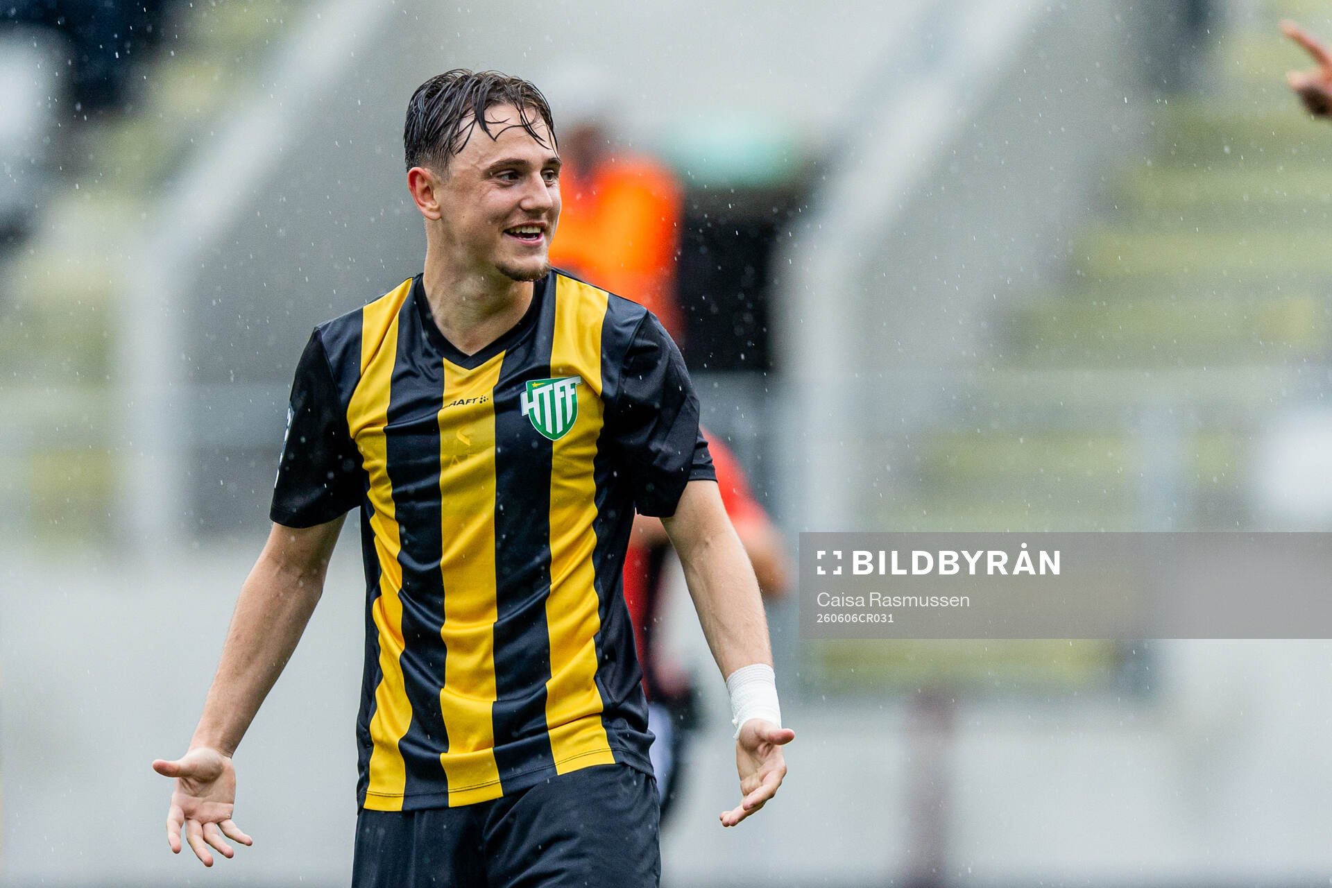 Hammarby TFFs Oskar Moczarny jublar