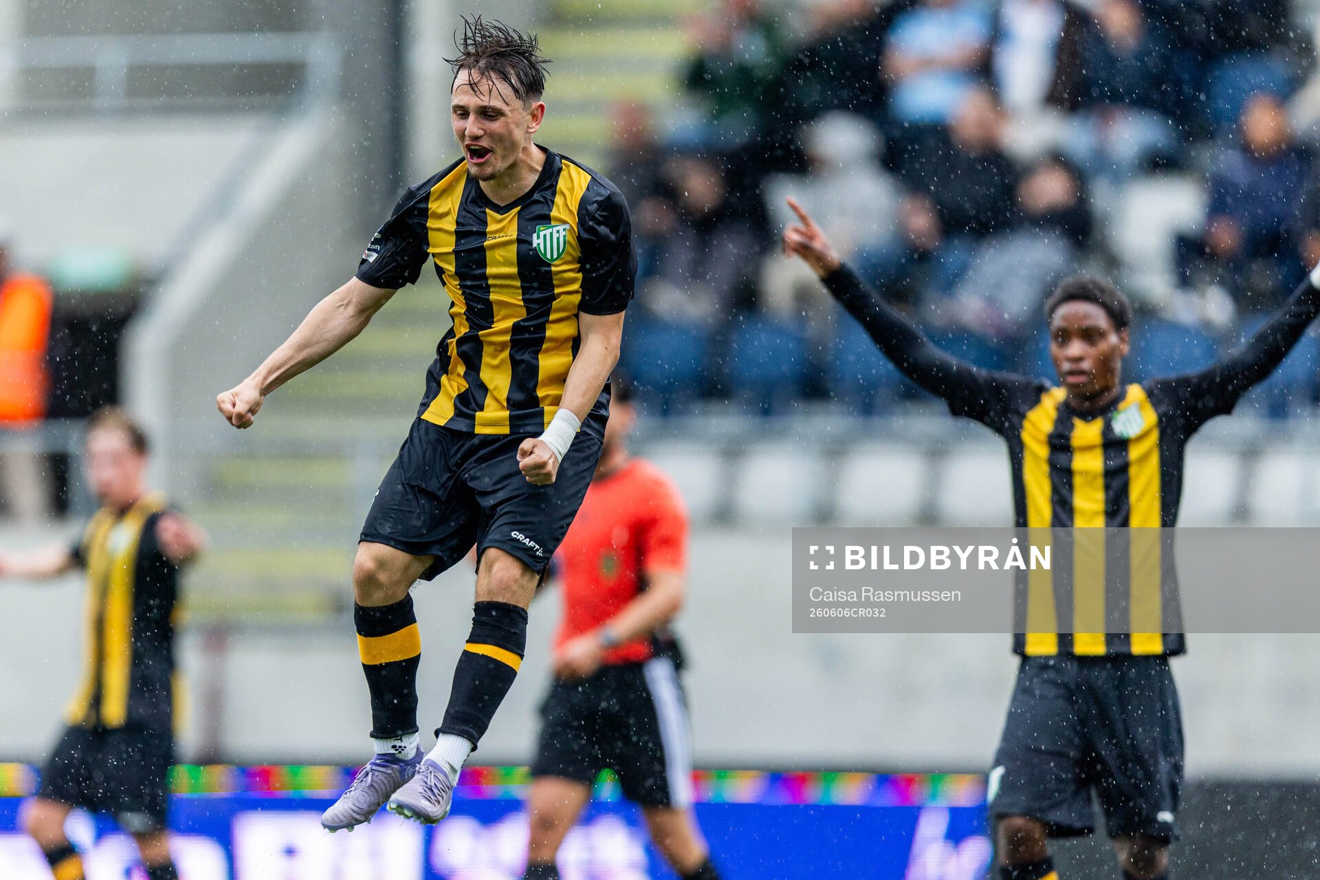 Hammarby TFFs Oskar Moczarny jublar
