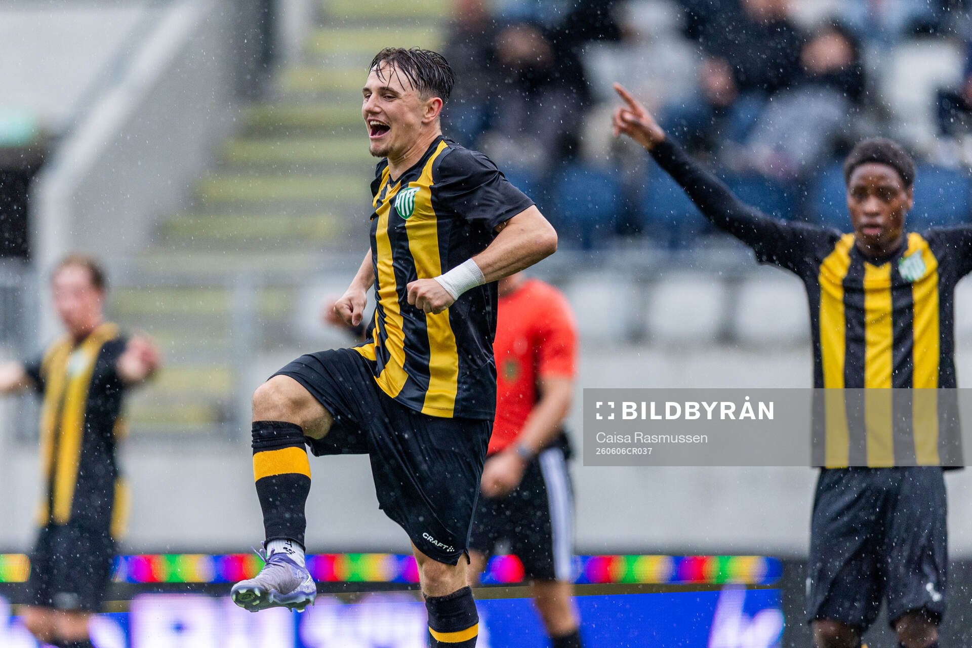 Hammarby TFFs Oskar Moczarny jublar