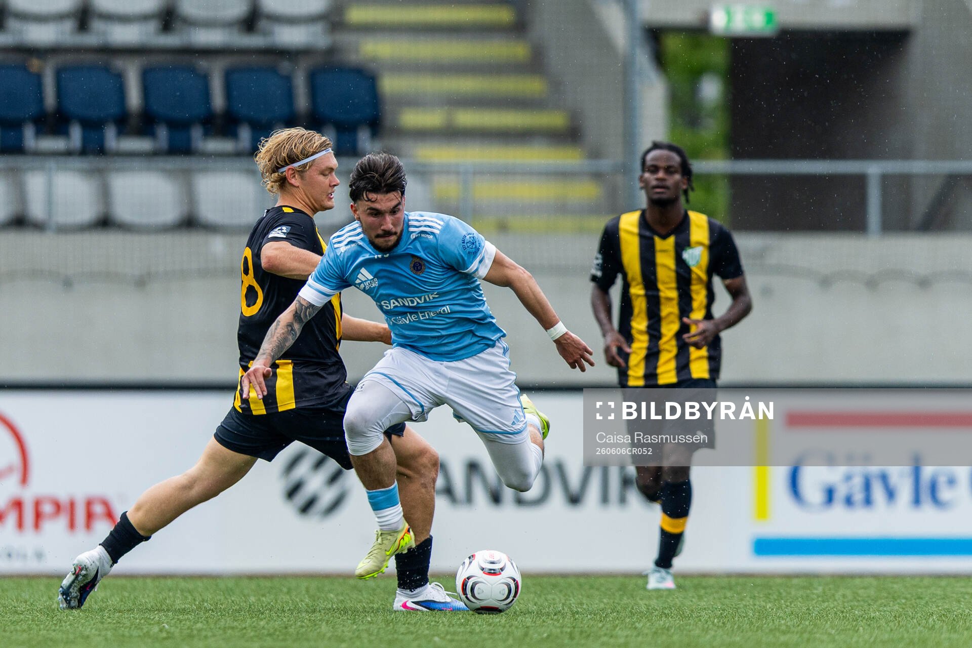 Gefles Alen Zahirovic och Hammarby TFFs William Axelsson