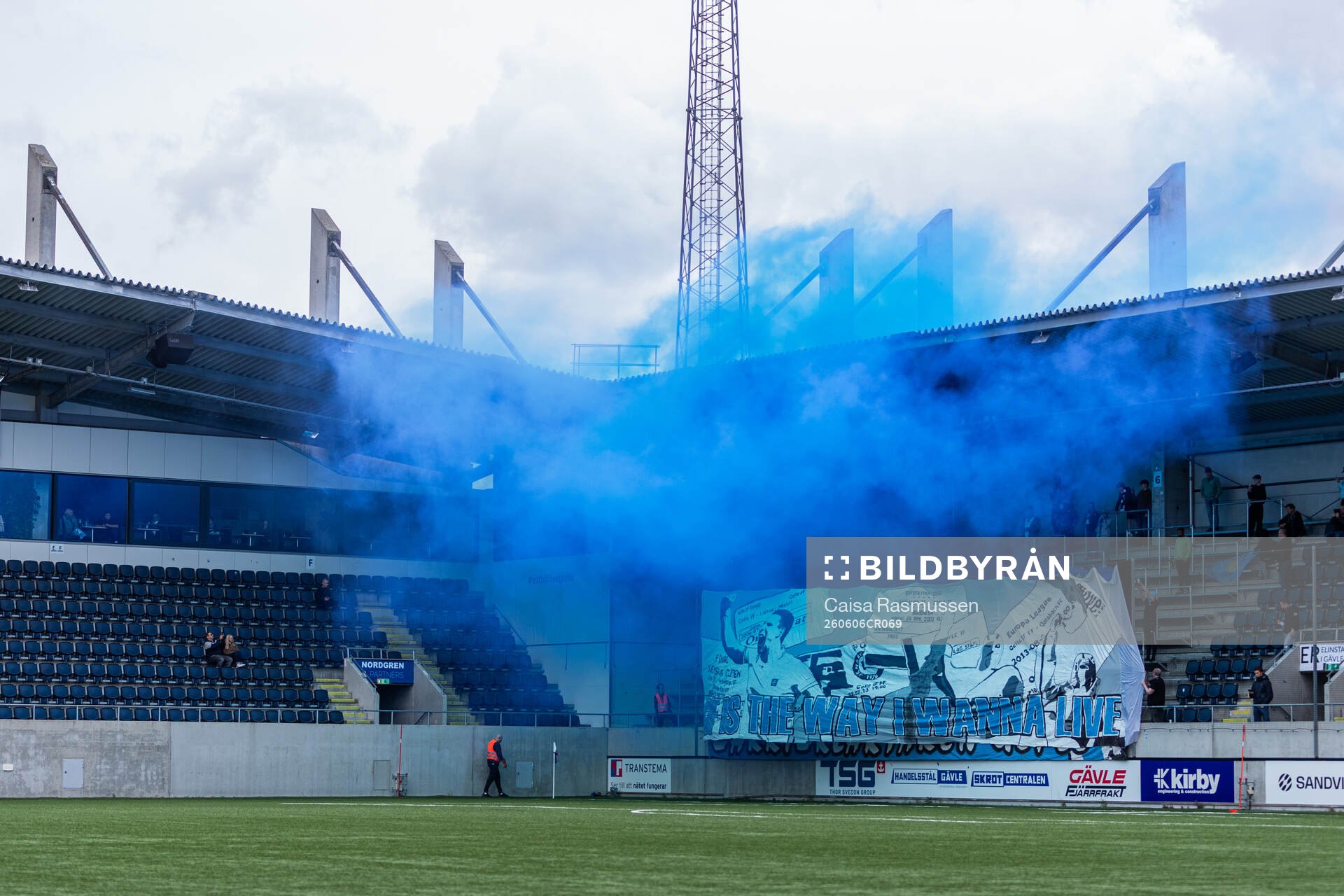 Gefles supportrar
