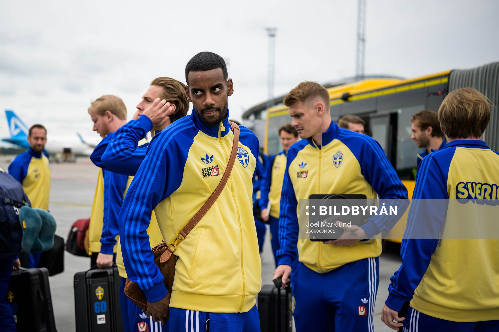 Alexander Isak of the Swedish national football team
