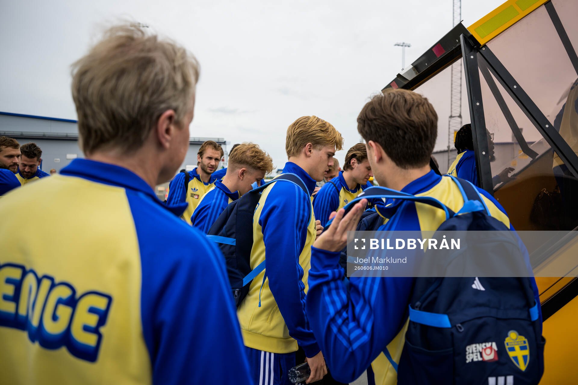 Lucas Bergvall of the Swedish national football team