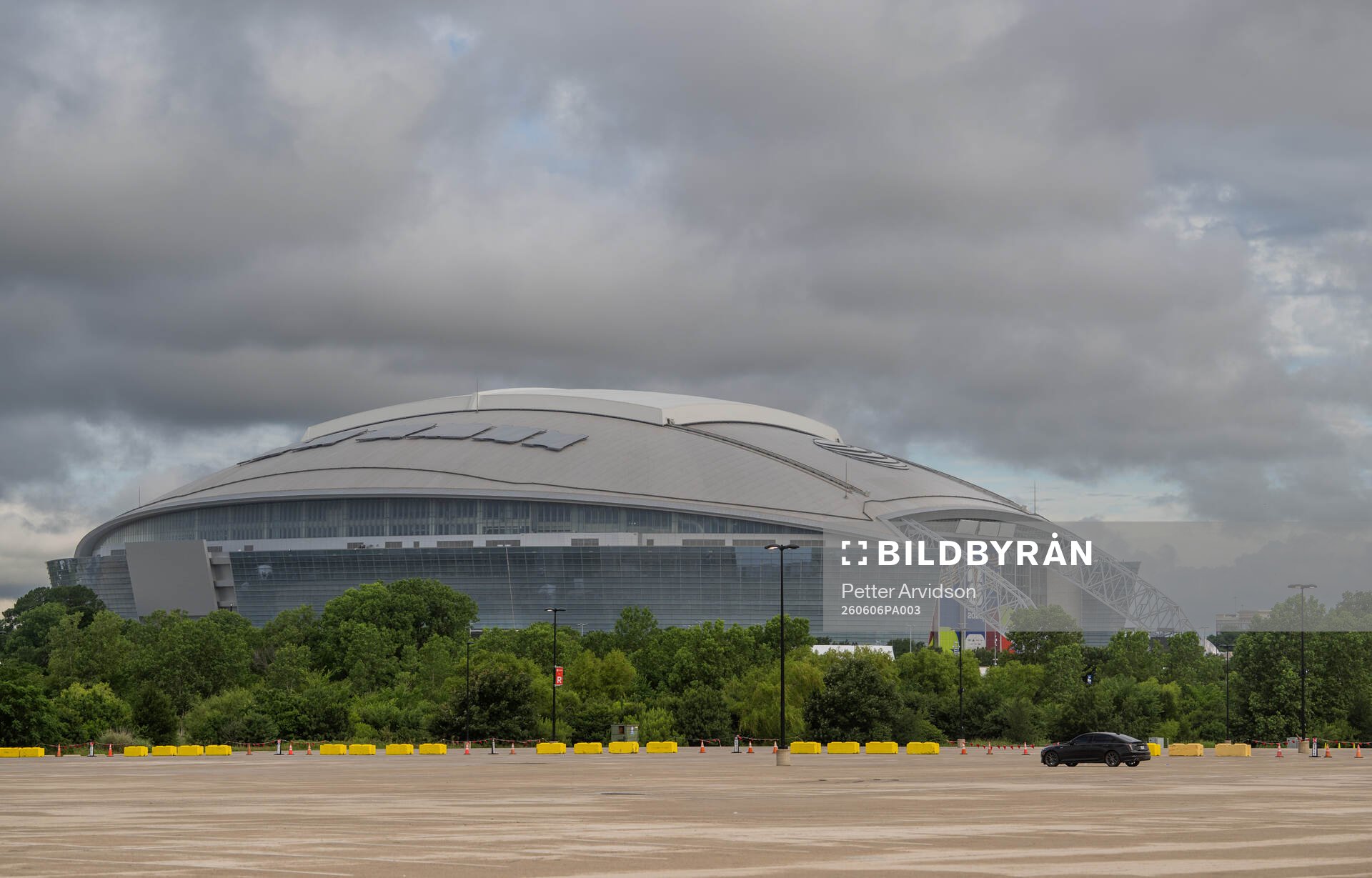 General exterior view of AT&T Stadium