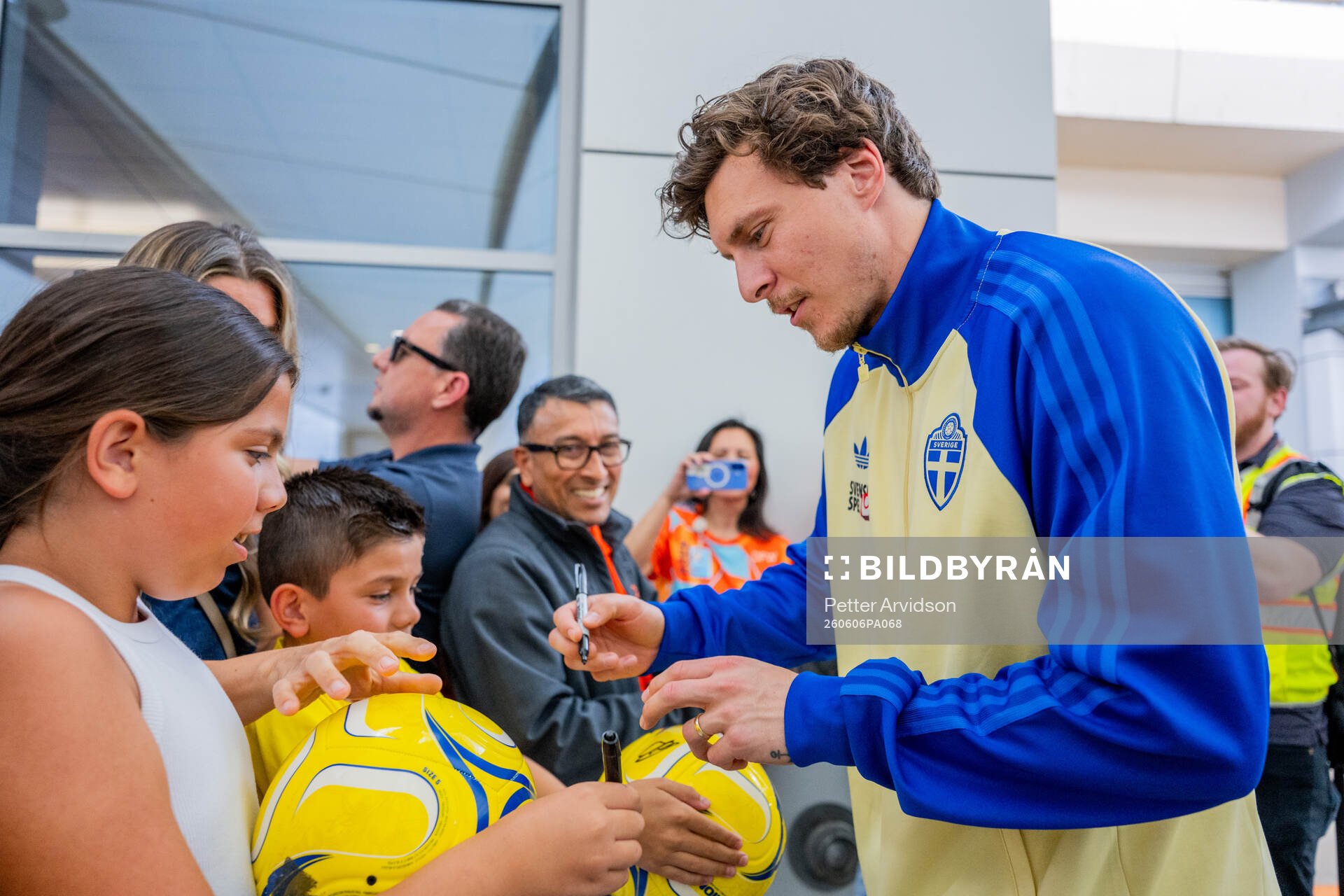 Victor Nilsson Lindelöf of the Swedish national football