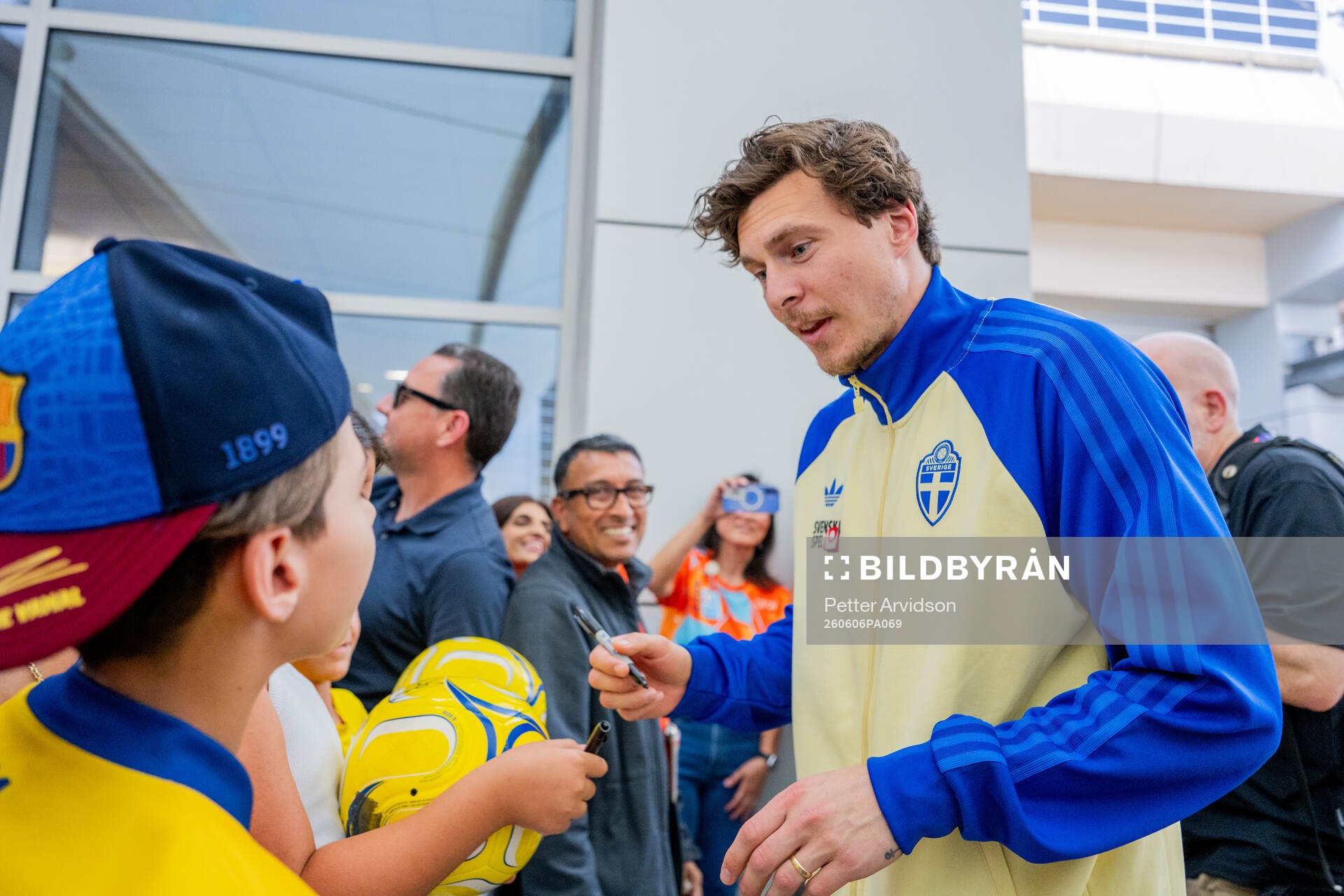 Victor Nilsson Lindelöf of the Swedish national football